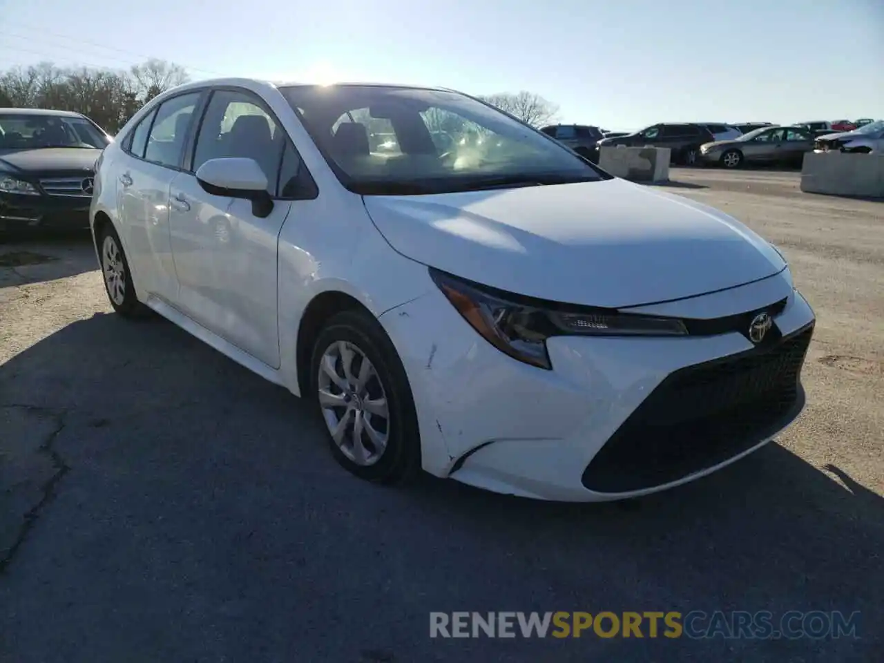 1 Photograph of a damaged car JTDEPRAE2LJ022807 TOYOTA COROLLA 2020