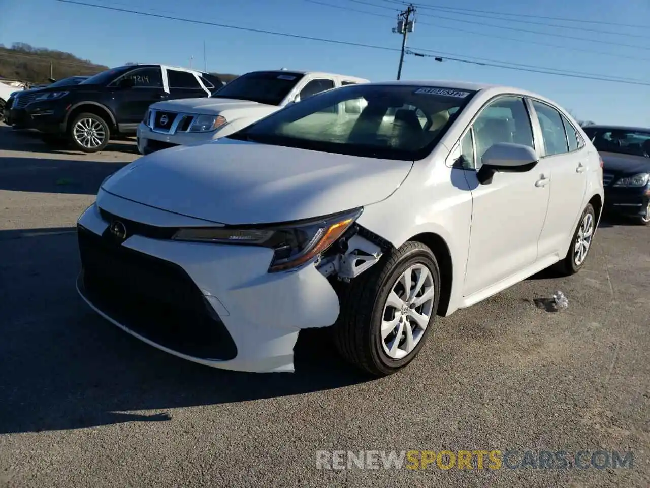 2 Photograph of a damaged car JTDEPRAE2LJ022807 TOYOTA COROLLA 2020