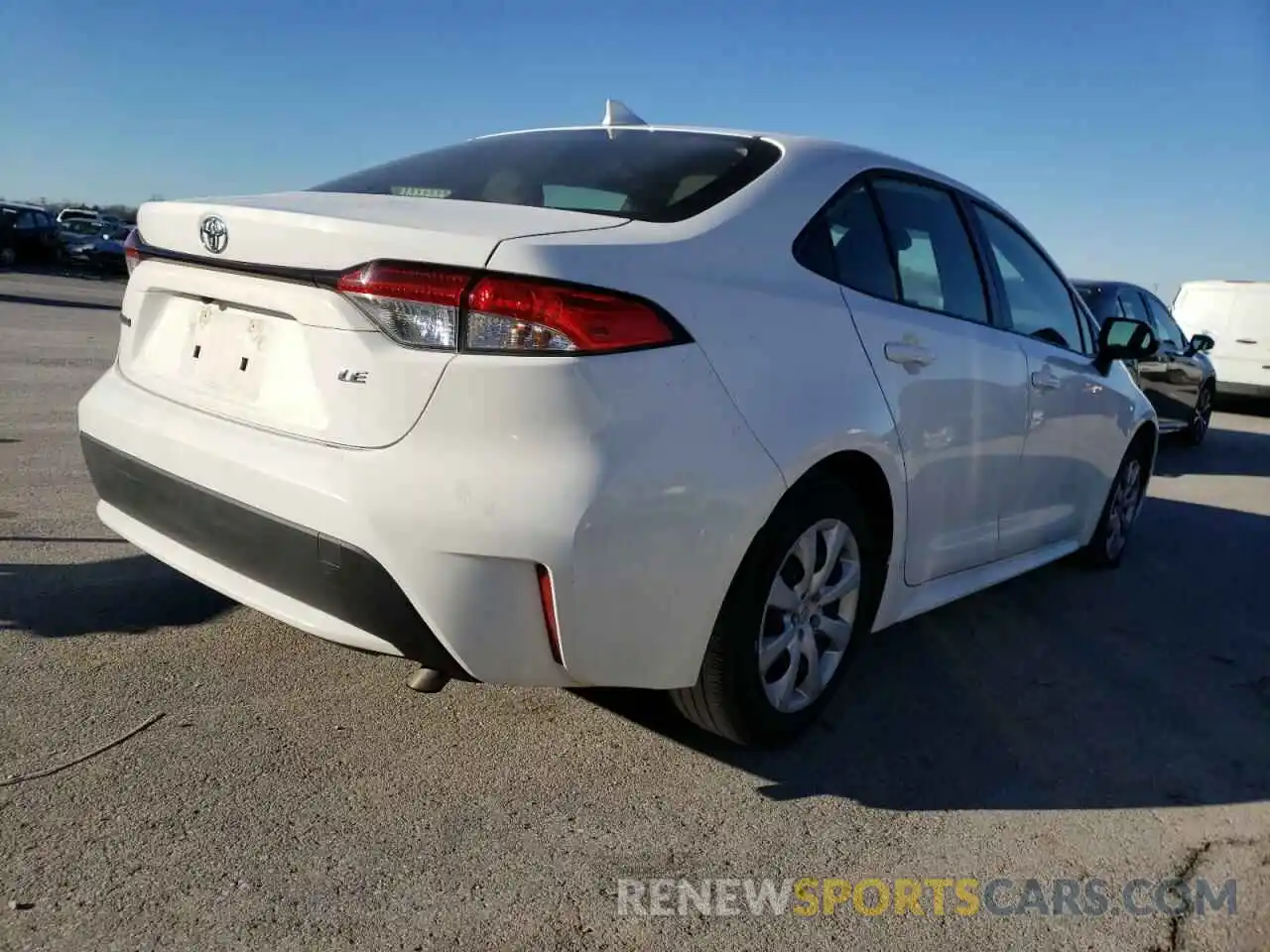 4 Photograph of a damaged car JTDEPRAE2LJ022807 TOYOTA COROLLA 2020