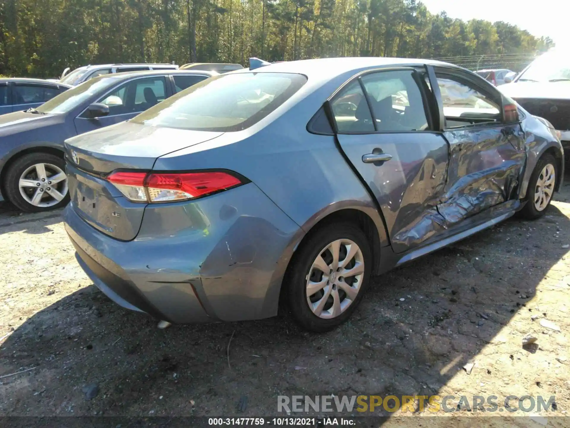 4 Photograph of a damaged car JTDEPRAE2LJ022922 TOYOTA COROLLA 2020