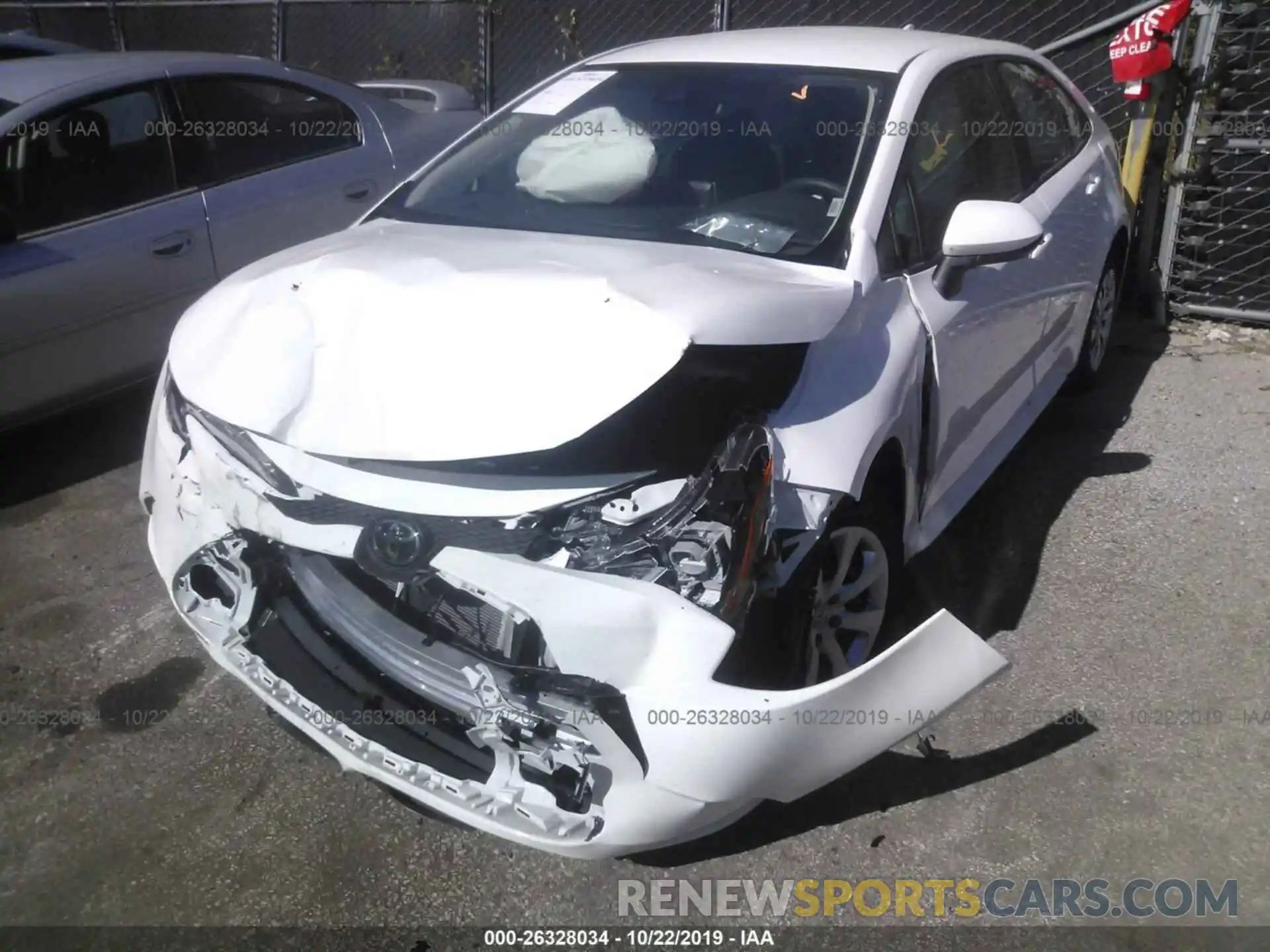 2 Photograph of a damaged car JTDEPRAE2LJ023150 TOYOTA COROLLA 2020