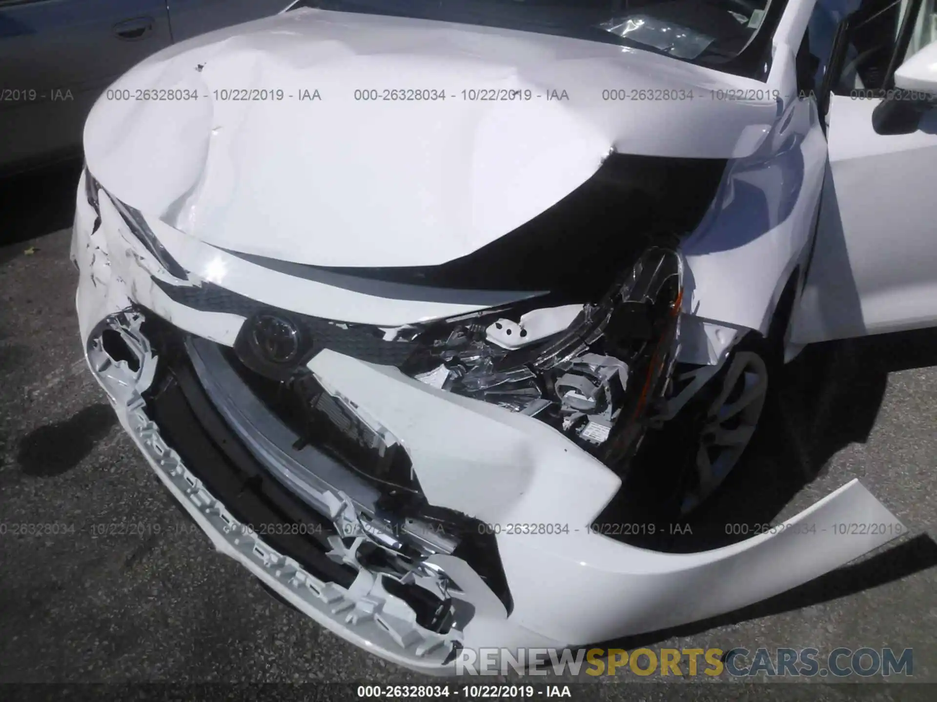 6 Photograph of a damaged car JTDEPRAE2LJ023150 TOYOTA COROLLA 2020