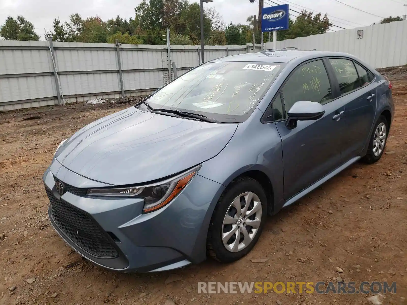 2 Photograph of a damaged car JTDEPRAE2LJ023245 TOYOTA COROLLA 2020