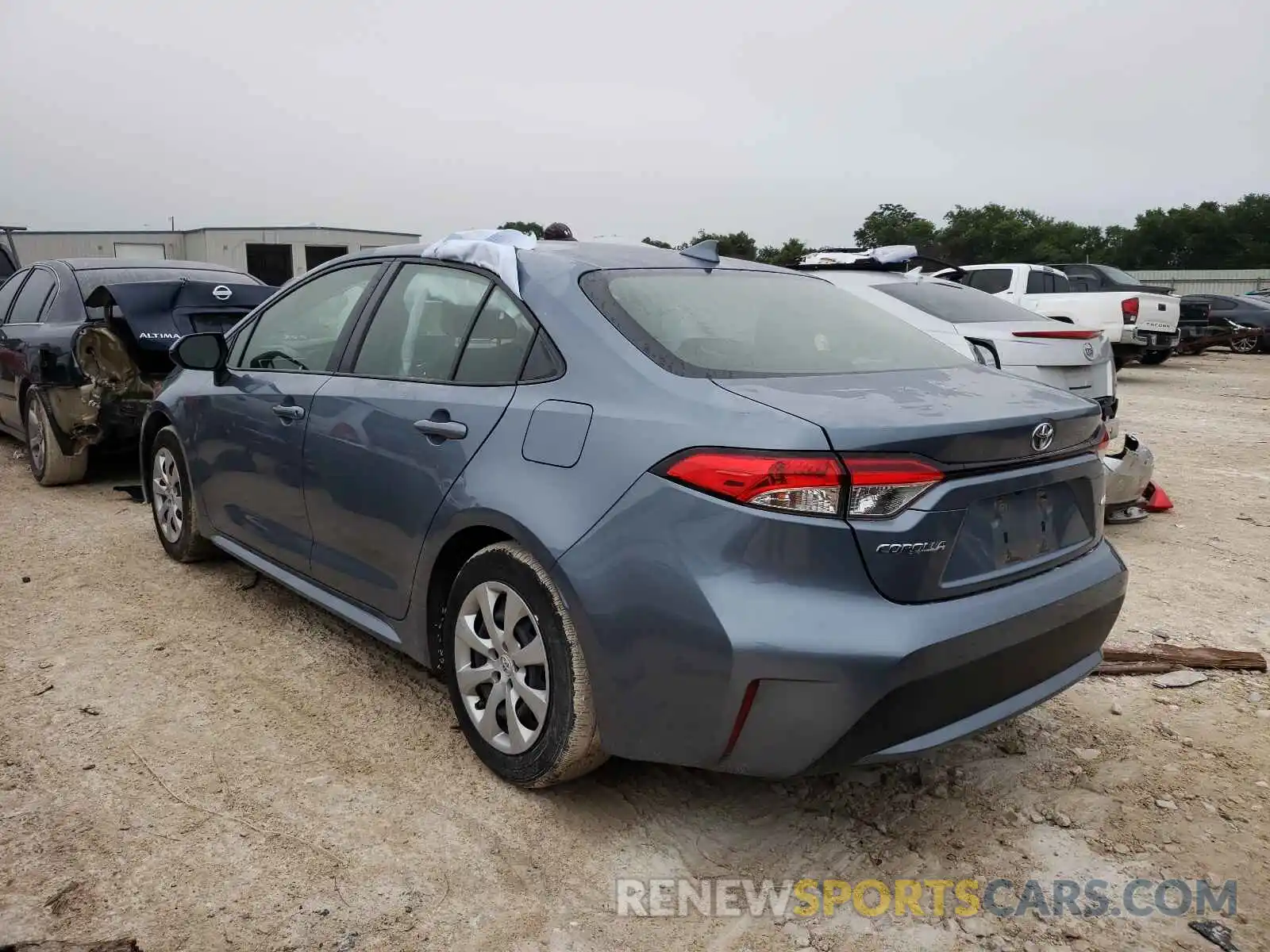 3 Photograph of a damaged car JTDEPRAE2LJ023309 TOYOTA COROLLA 2020