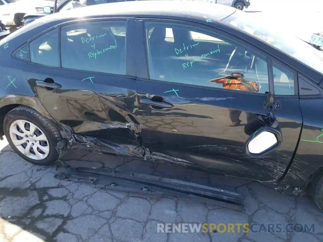 9 Photograph of a damaged car JTDEPRAE2LJ023312 TOYOTA COROLLA 2020