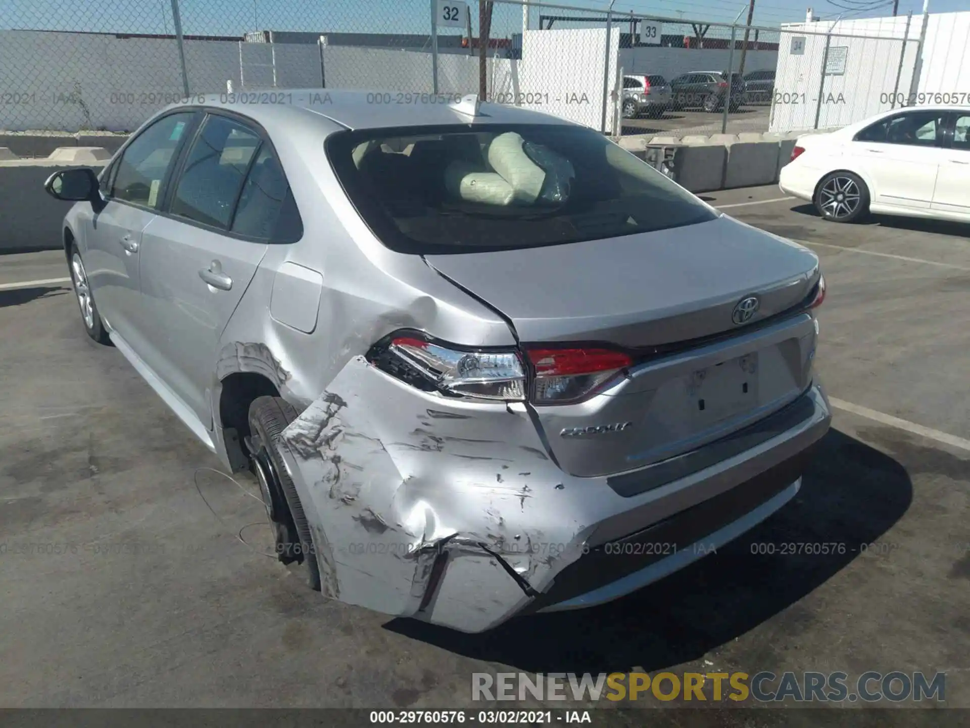 6 Photograph of a damaged car JTDEPRAE2LJ023617 TOYOTA COROLLA 2020