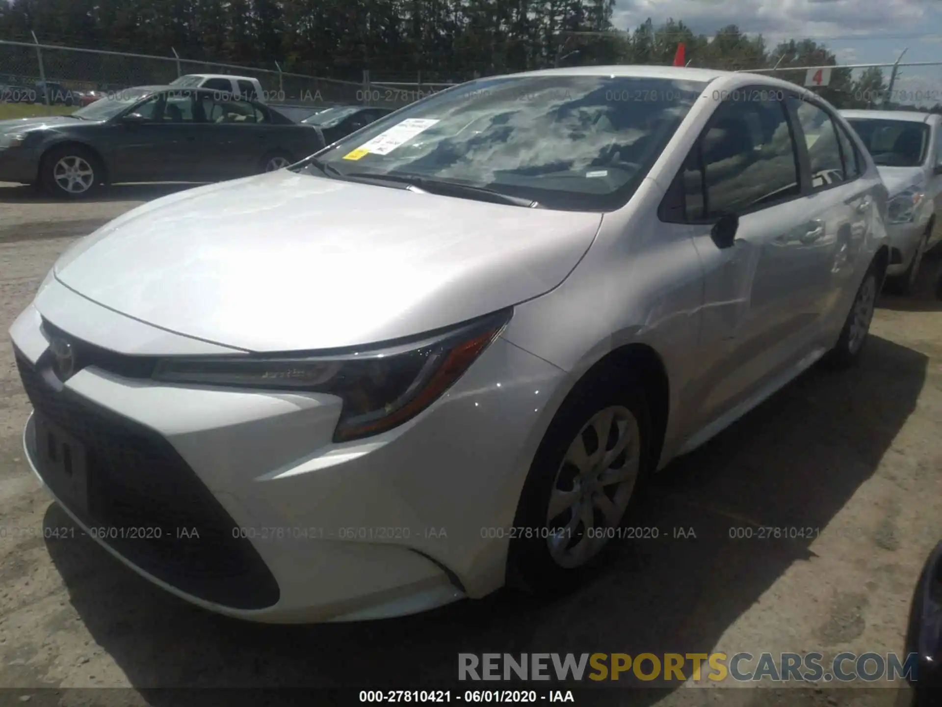 2 Photograph of a damaged car JTDEPRAE2LJ023844 TOYOTA COROLLA 2020