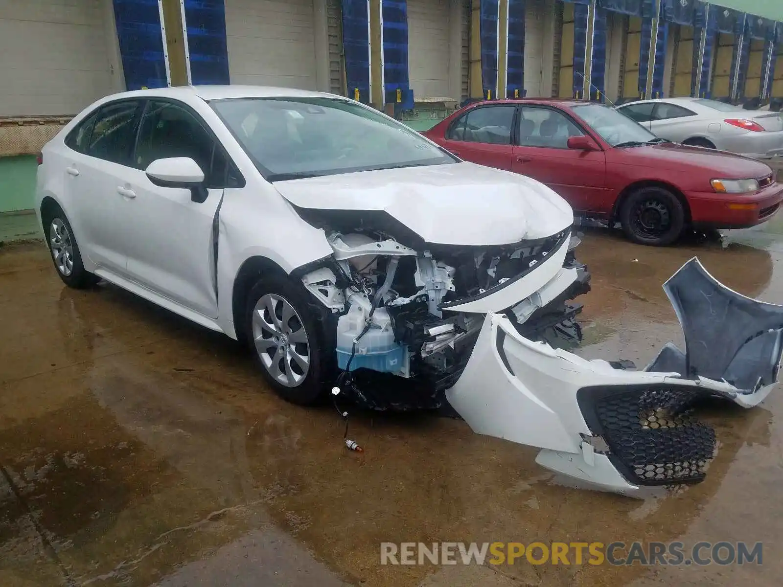 1 Photograph of a damaged car JTDEPRAE2LJ023987 TOYOTA COROLLA 2020