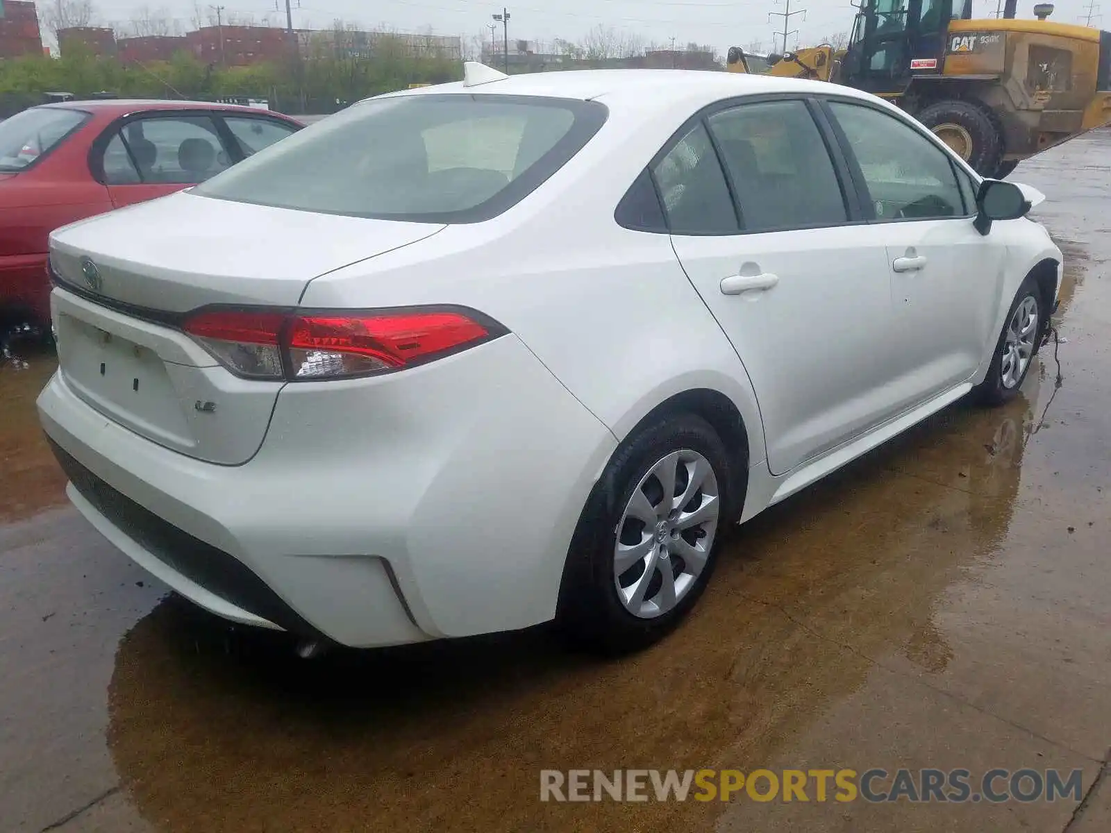 4 Photograph of a damaged car JTDEPRAE2LJ023987 TOYOTA COROLLA 2020