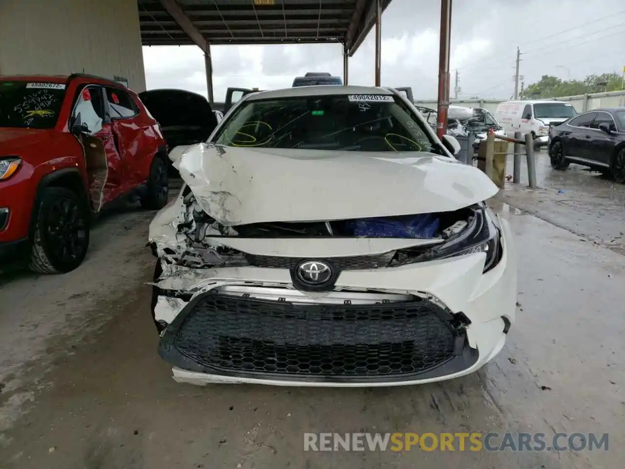 9 Photograph of a damaged car JTDEPRAE2LJ024377 TOYOTA COROLLA 2020