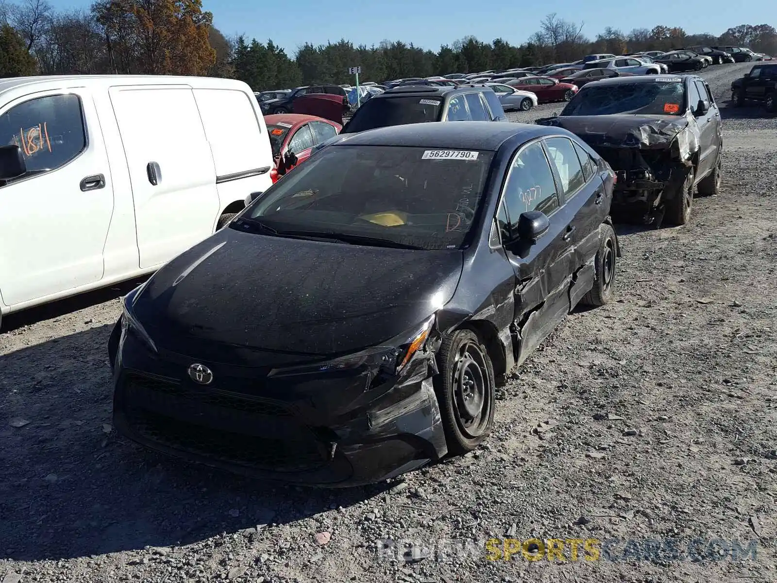 2 Photograph of a damaged car JTDEPRAE2LJ024492 TOYOTA COROLLA 2020