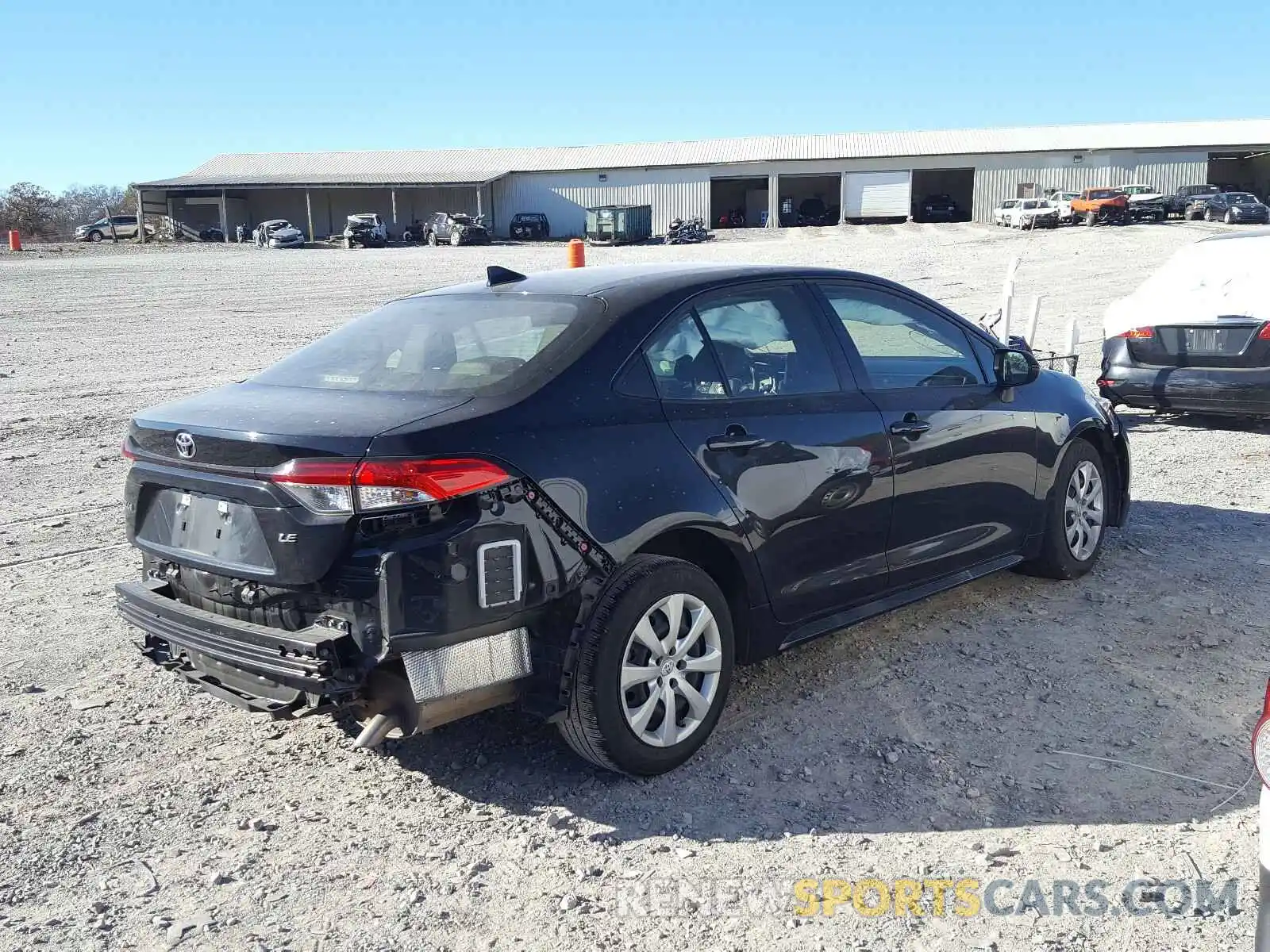 4 Photograph of a damaged car JTDEPRAE2LJ024492 TOYOTA COROLLA 2020