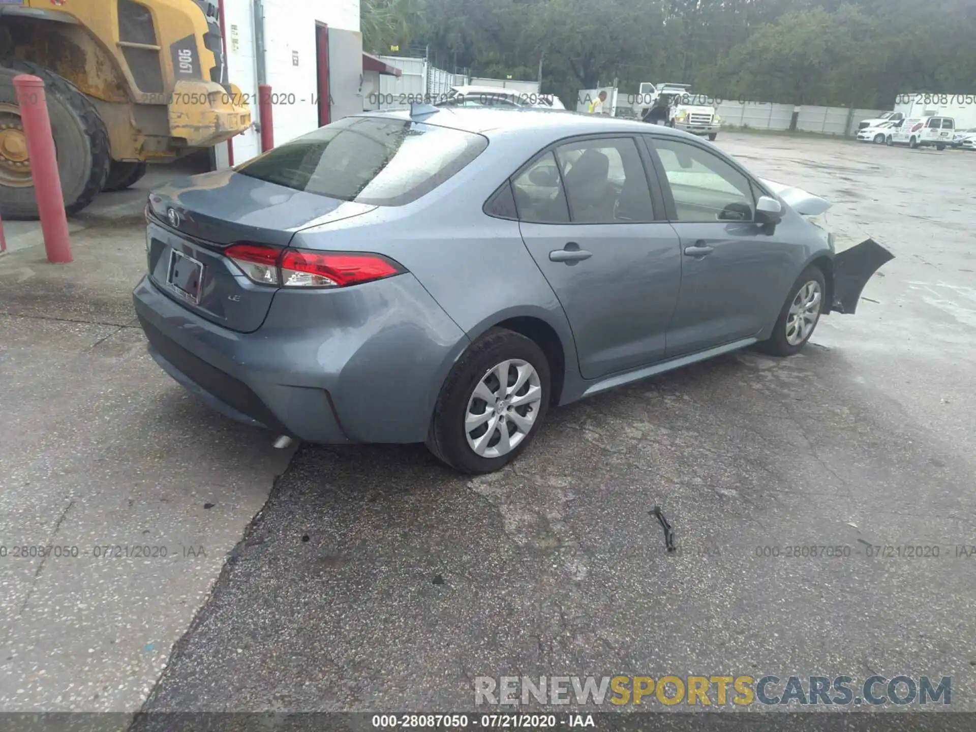 4 Photograph of a damaged car JTDEPRAE2LJ024802 TOYOTA COROLLA 2020