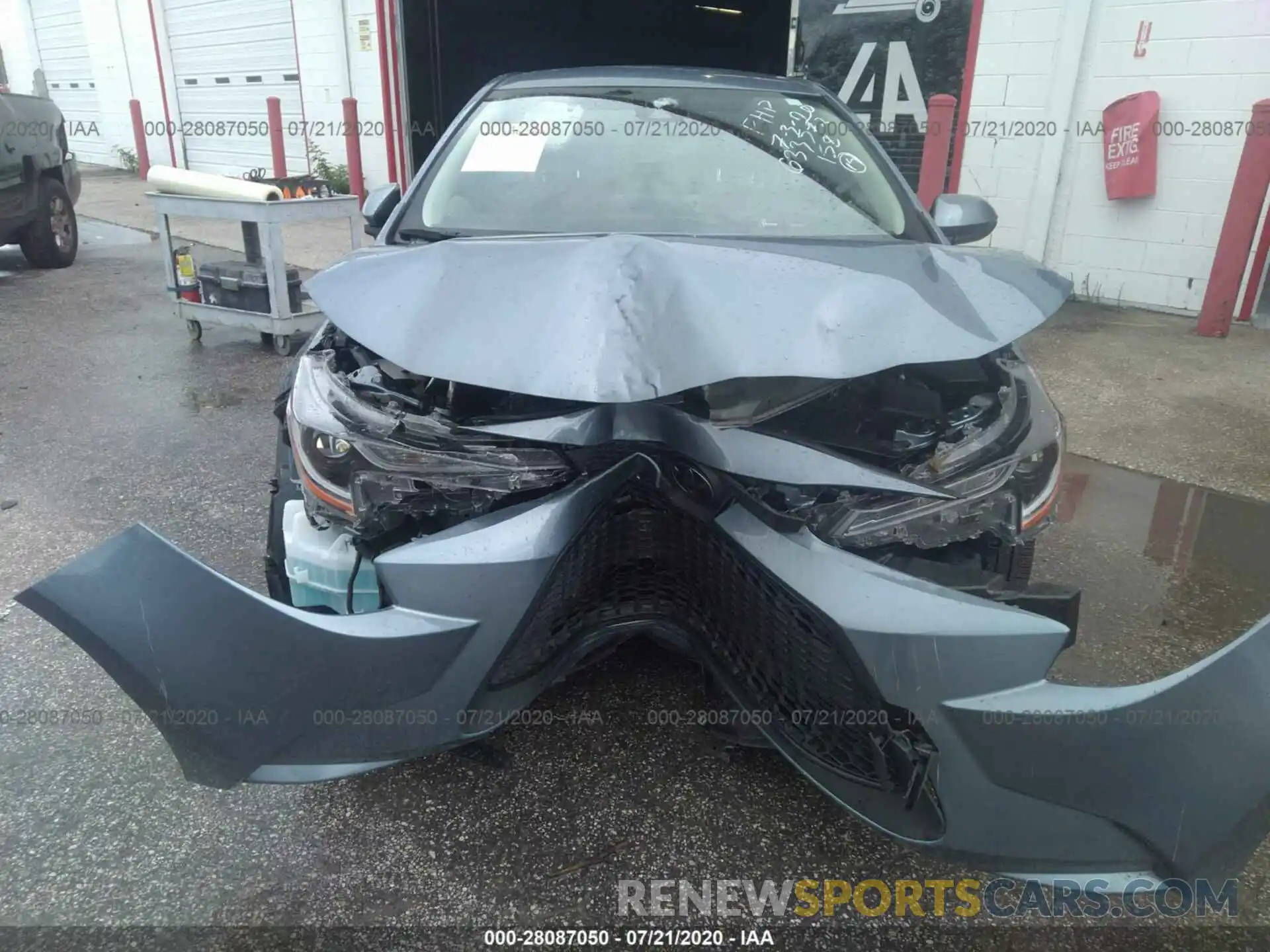 6 Photograph of a damaged car JTDEPRAE2LJ024802 TOYOTA COROLLA 2020