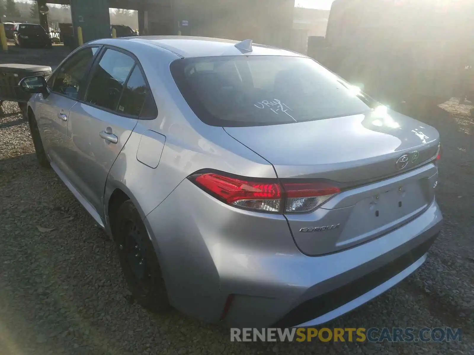 3 Photograph of a damaged car JTDEPRAE2LJ025271 TOYOTA COROLLA 2020