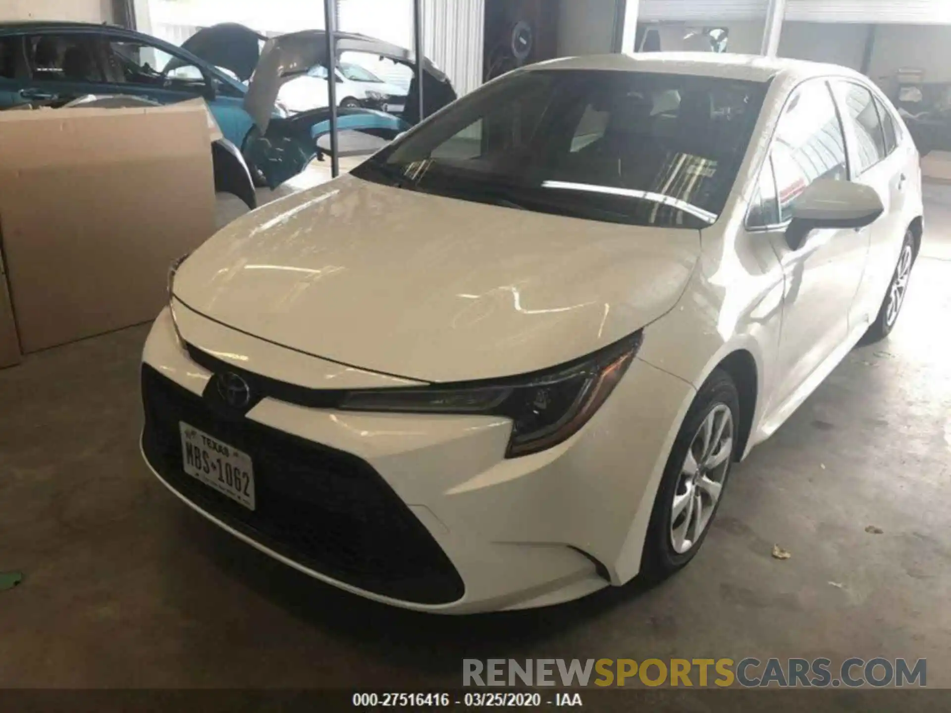 2 Photograph of a damaged car JTDEPRAE2LJ025318 TOYOTA COROLLA 2020