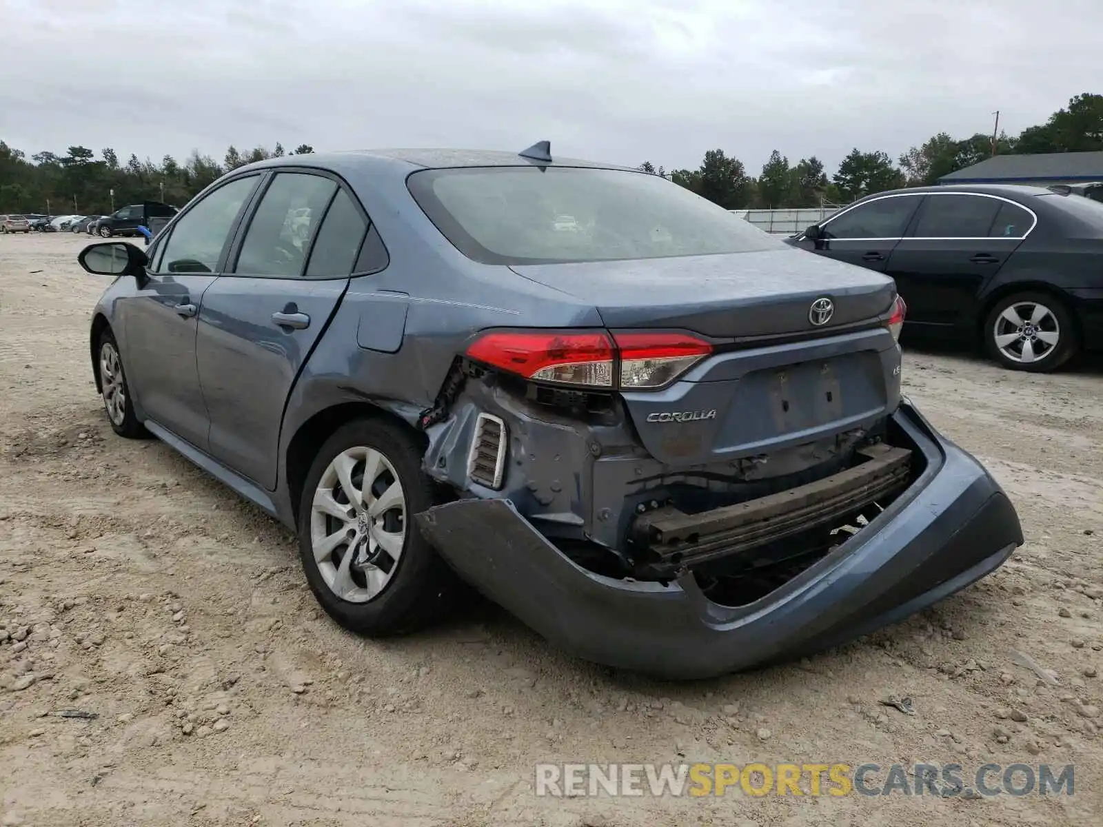 3 Photograph of a damaged car JTDEPRAE2LJ025478 TOYOTA COROLLA 2020