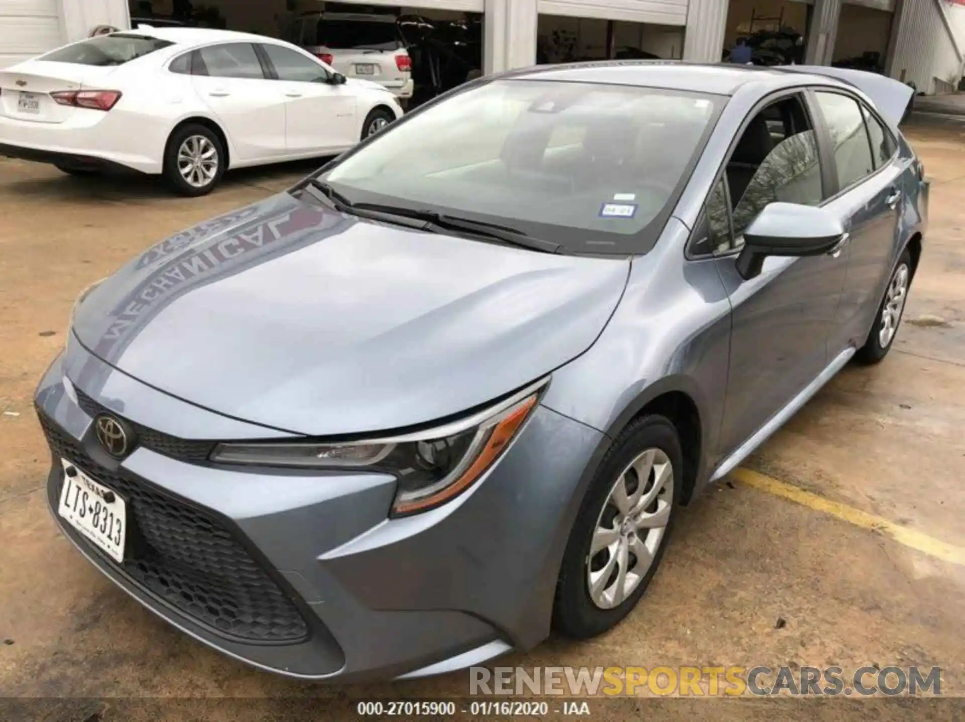 3 Photograph of a damaged car JTDEPRAE2LJ025772 TOYOTA COROLLA 2020