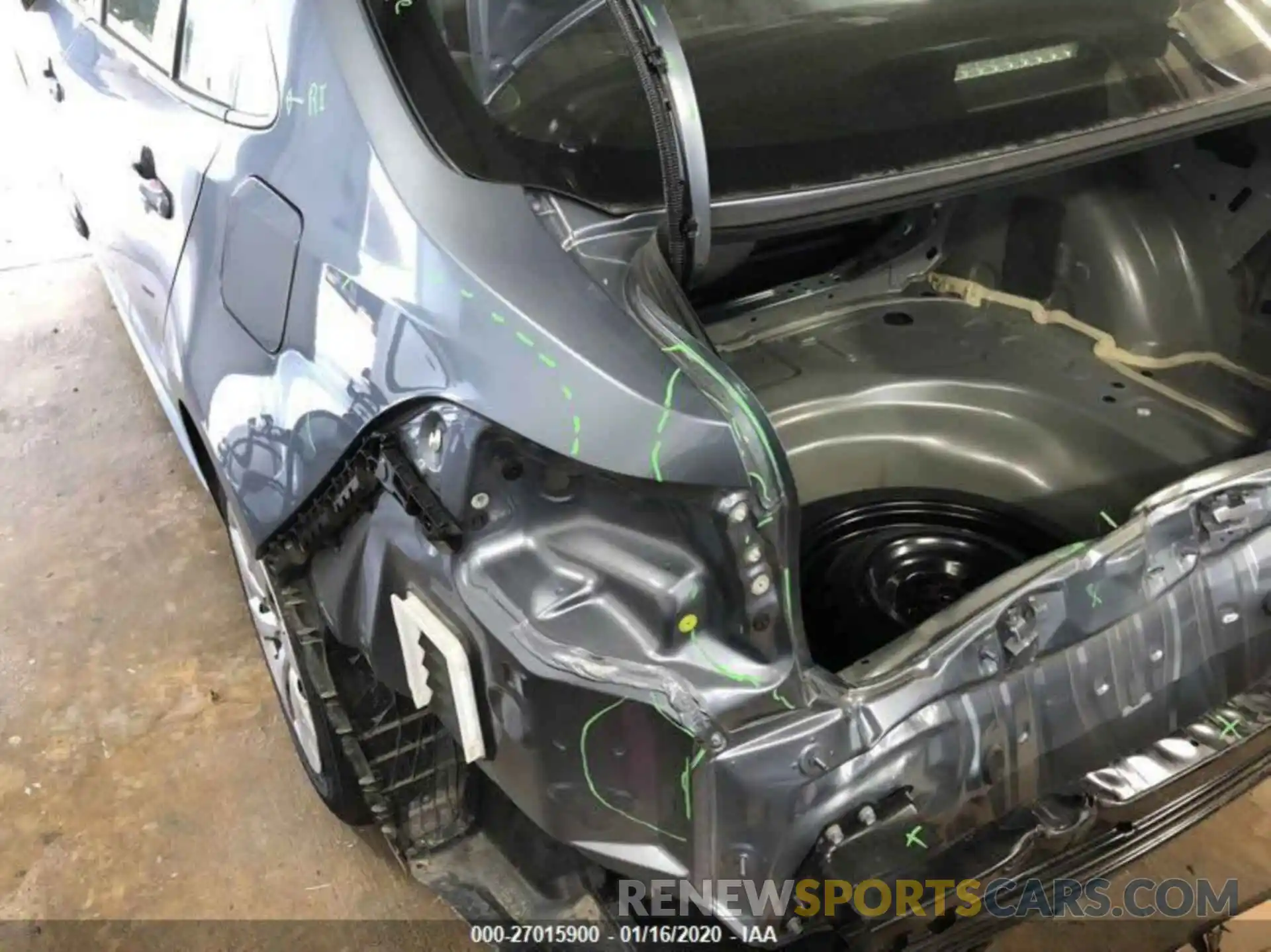 9 Photograph of a damaged car JTDEPRAE2LJ025772 TOYOTA COROLLA 2020