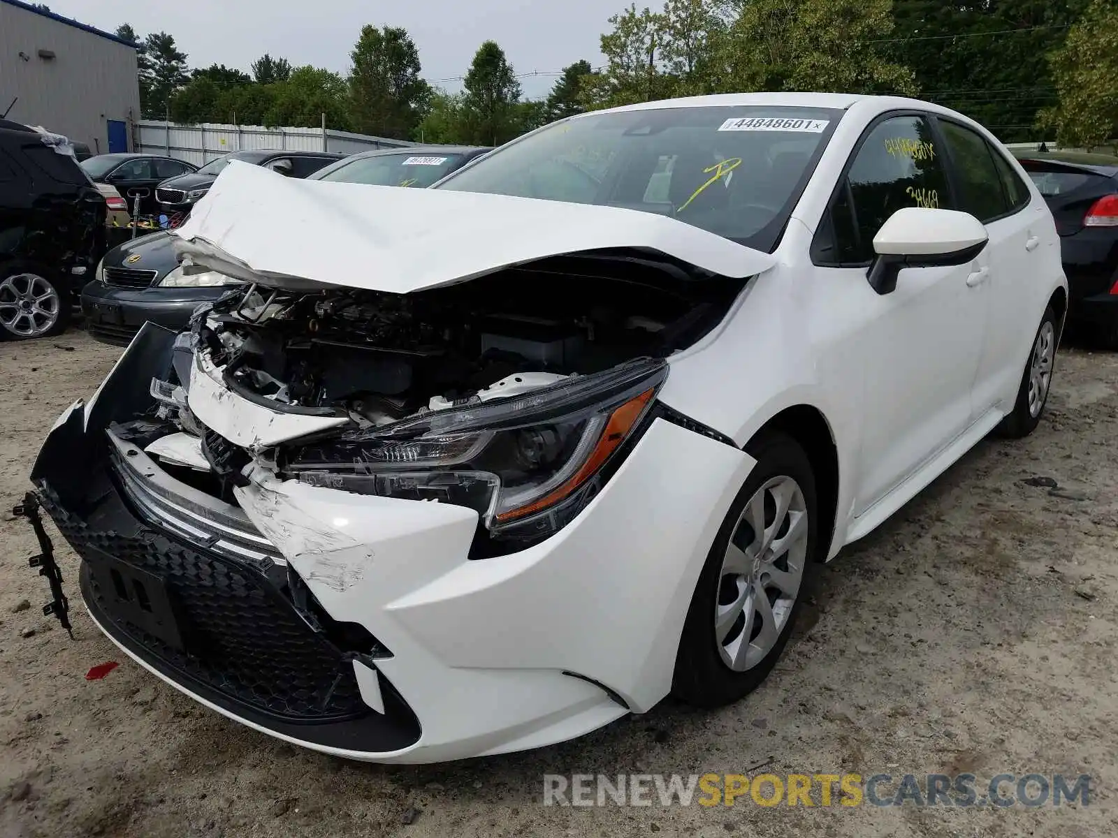 2 Photograph of a damaged car JTDEPRAE2LJ026243 TOYOTA COROLLA 2020