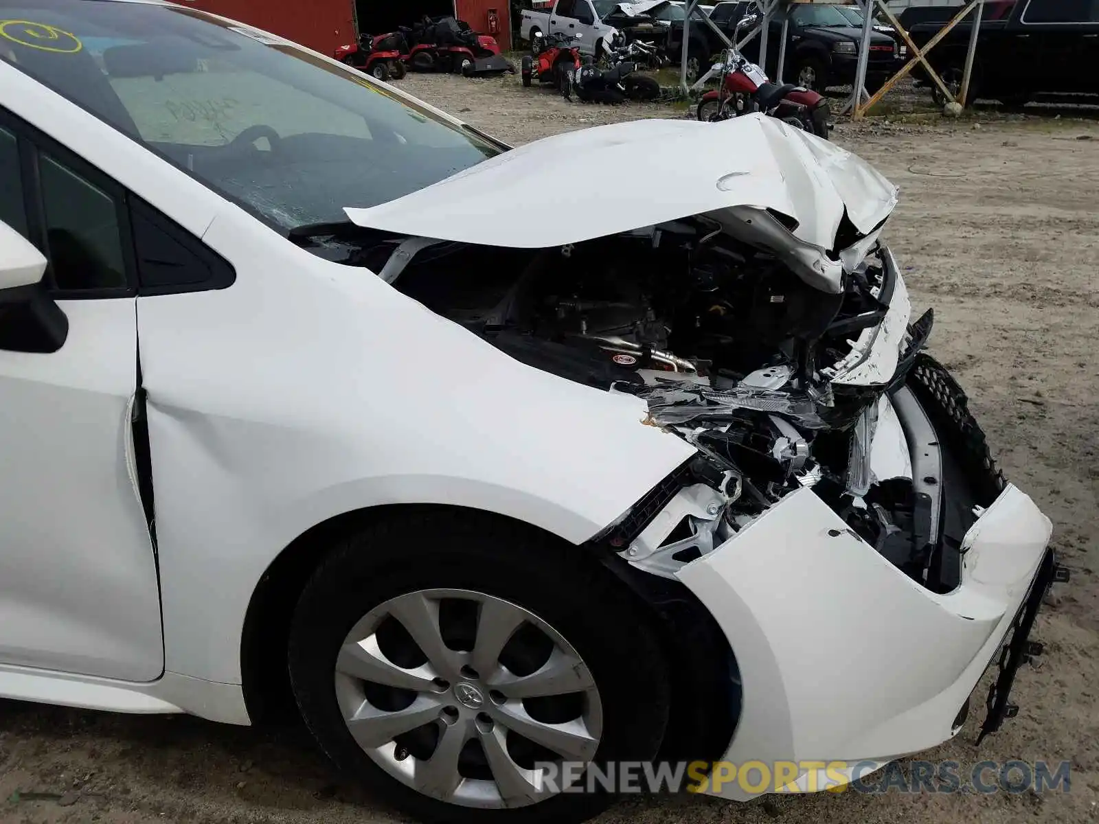 9 Photograph of a damaged car JTDEPRAE2LJ026243 TOYOTA COROLLA 2020