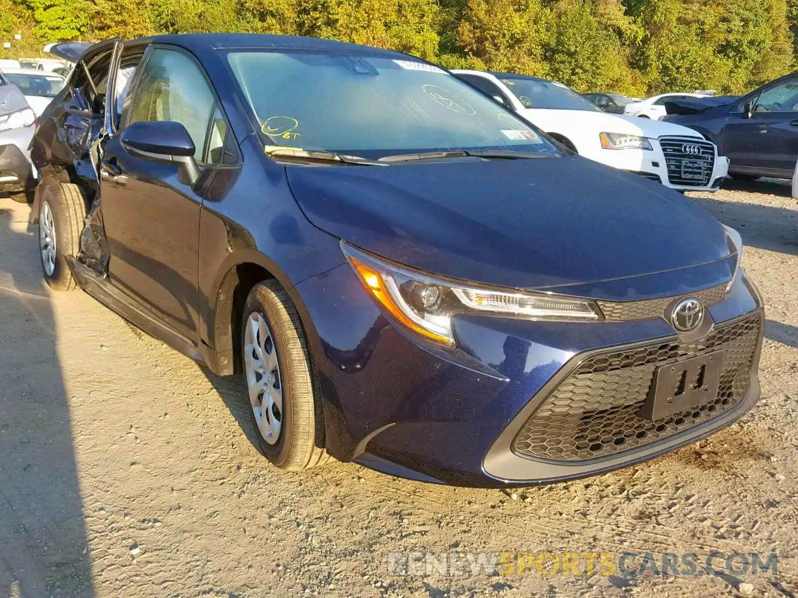 1 Photograph of a damaged car JTDEPRAE2LJ026484 TOYOTA COROLLA 2020