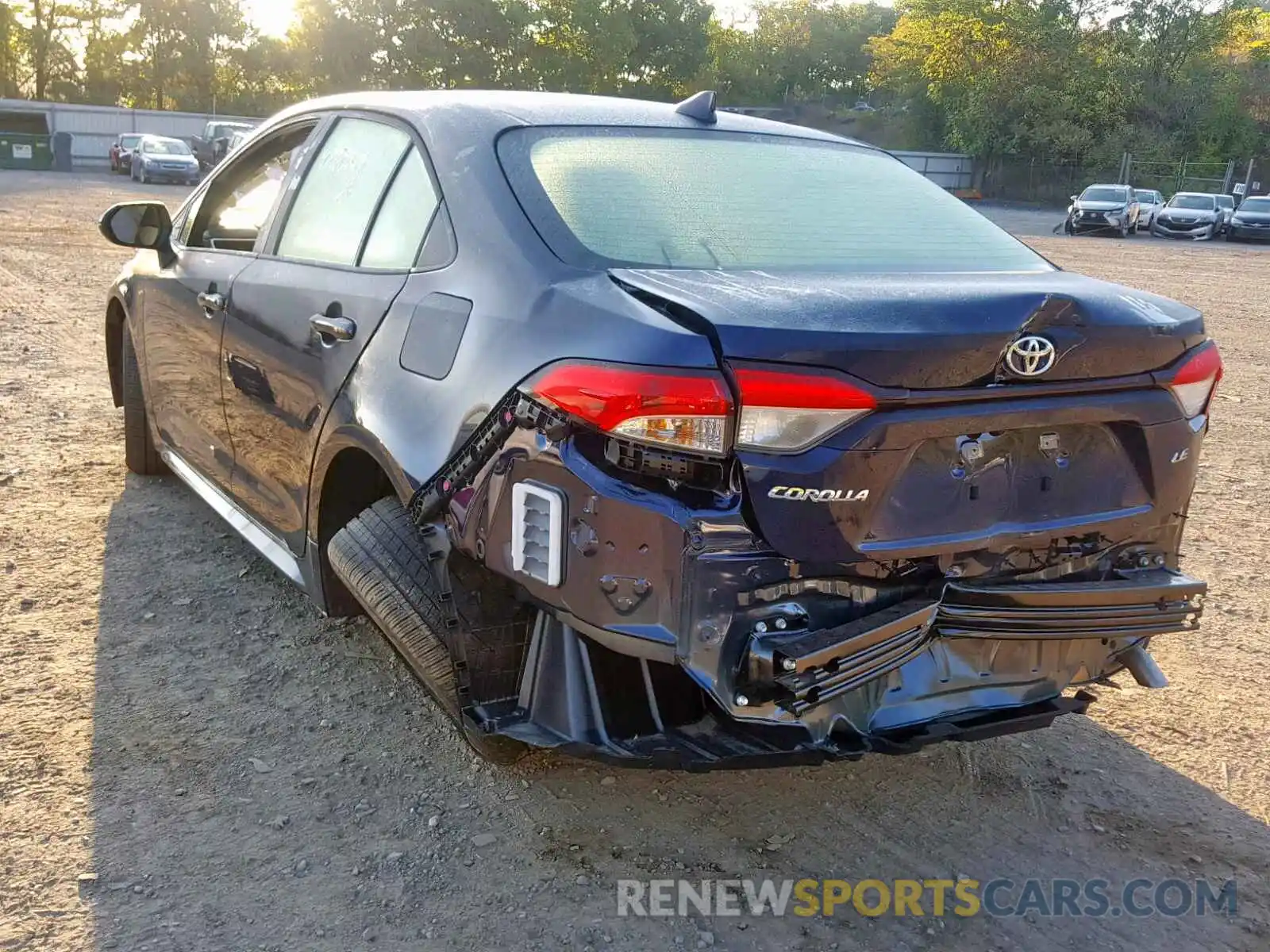 3 Photograph of a damaged car JTDEPRAE2LJ026484 TOYOTA COROLLA 2020