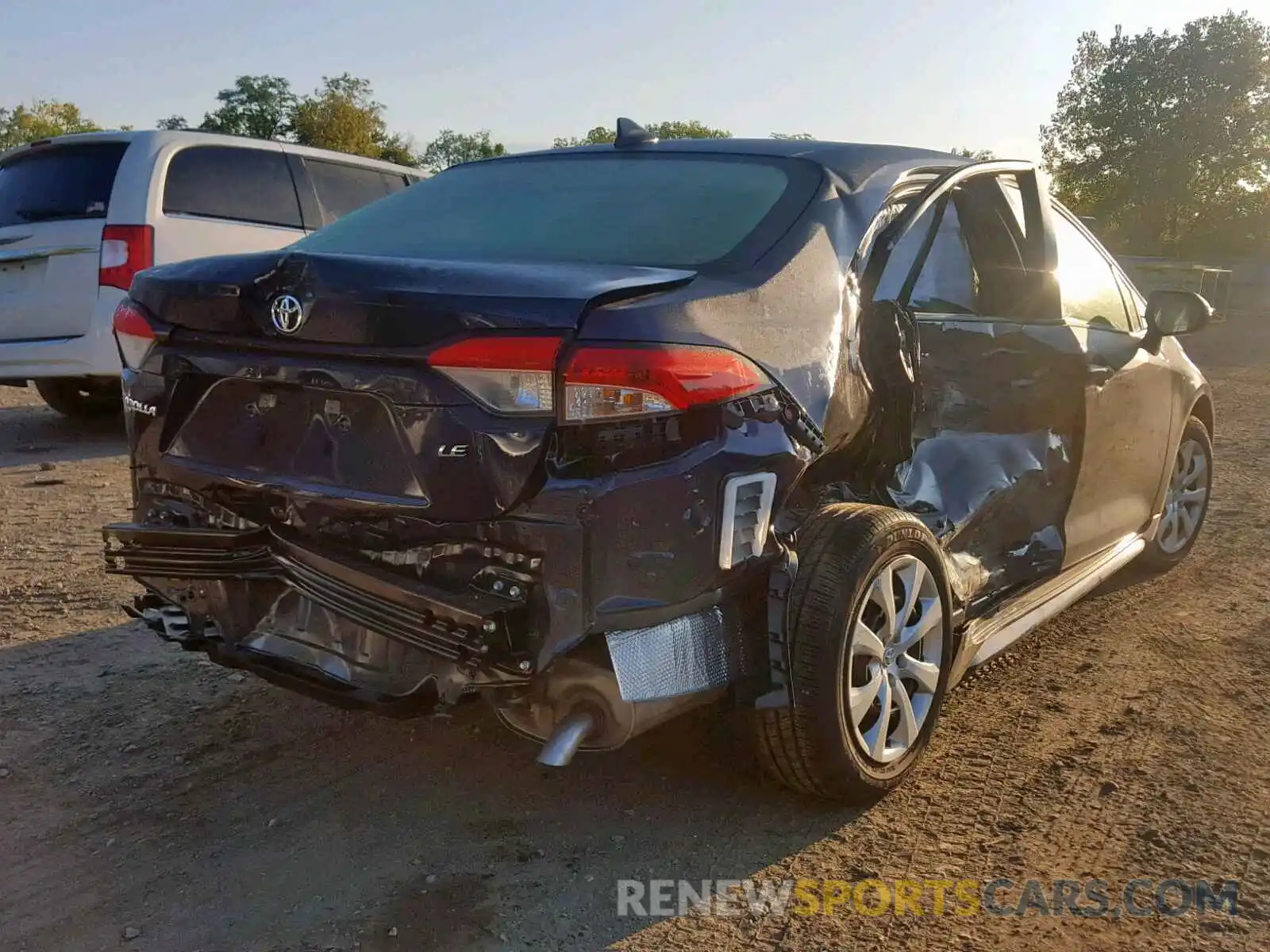 4 Photograph of a damaged car JTDEPRAE2LJ026484 TOYOTA COROLLA 2020