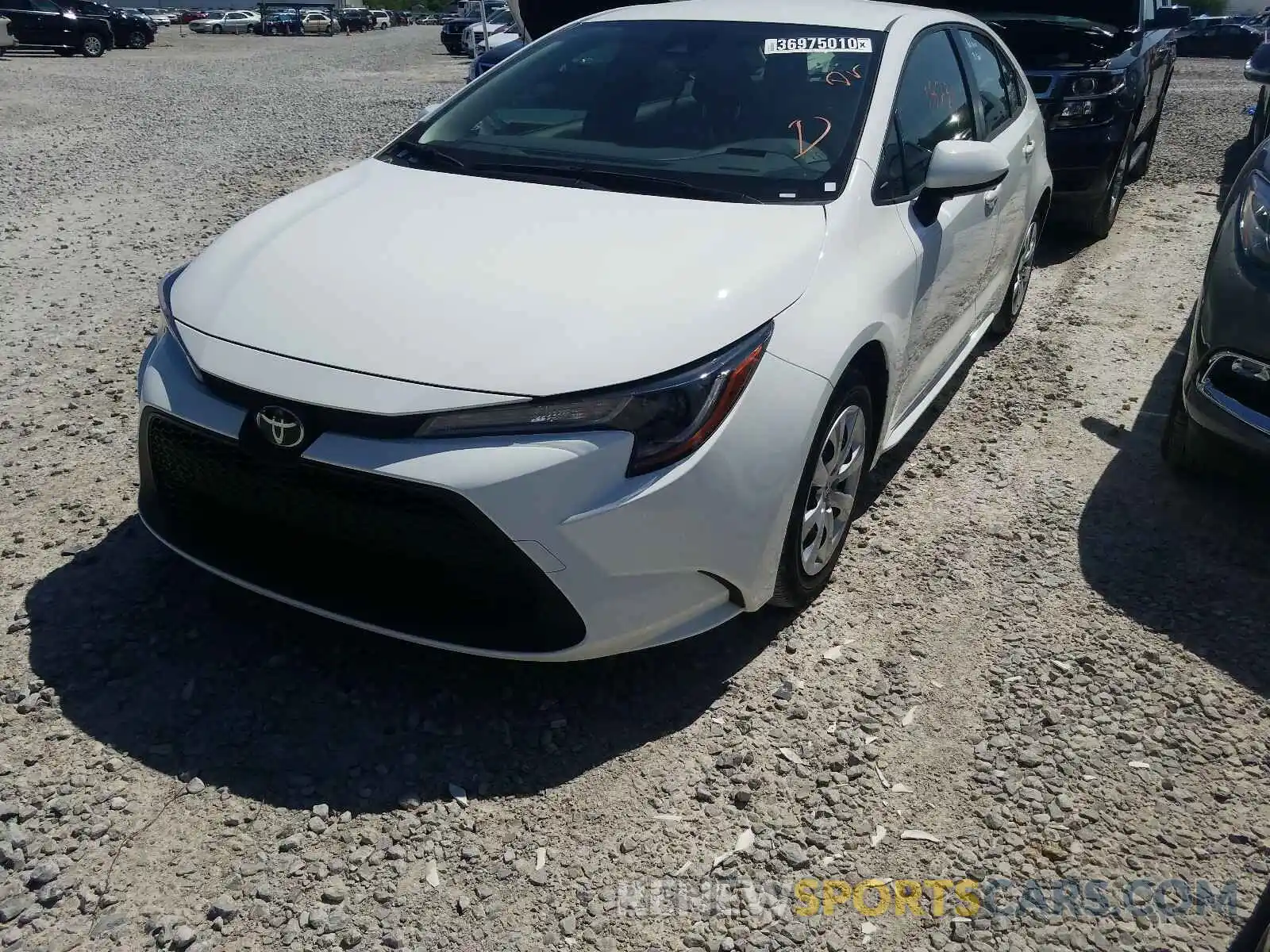 2 Photograph of a damaged car JTDEPRAE2LJ026596 TOYOTA COROLLA 2020