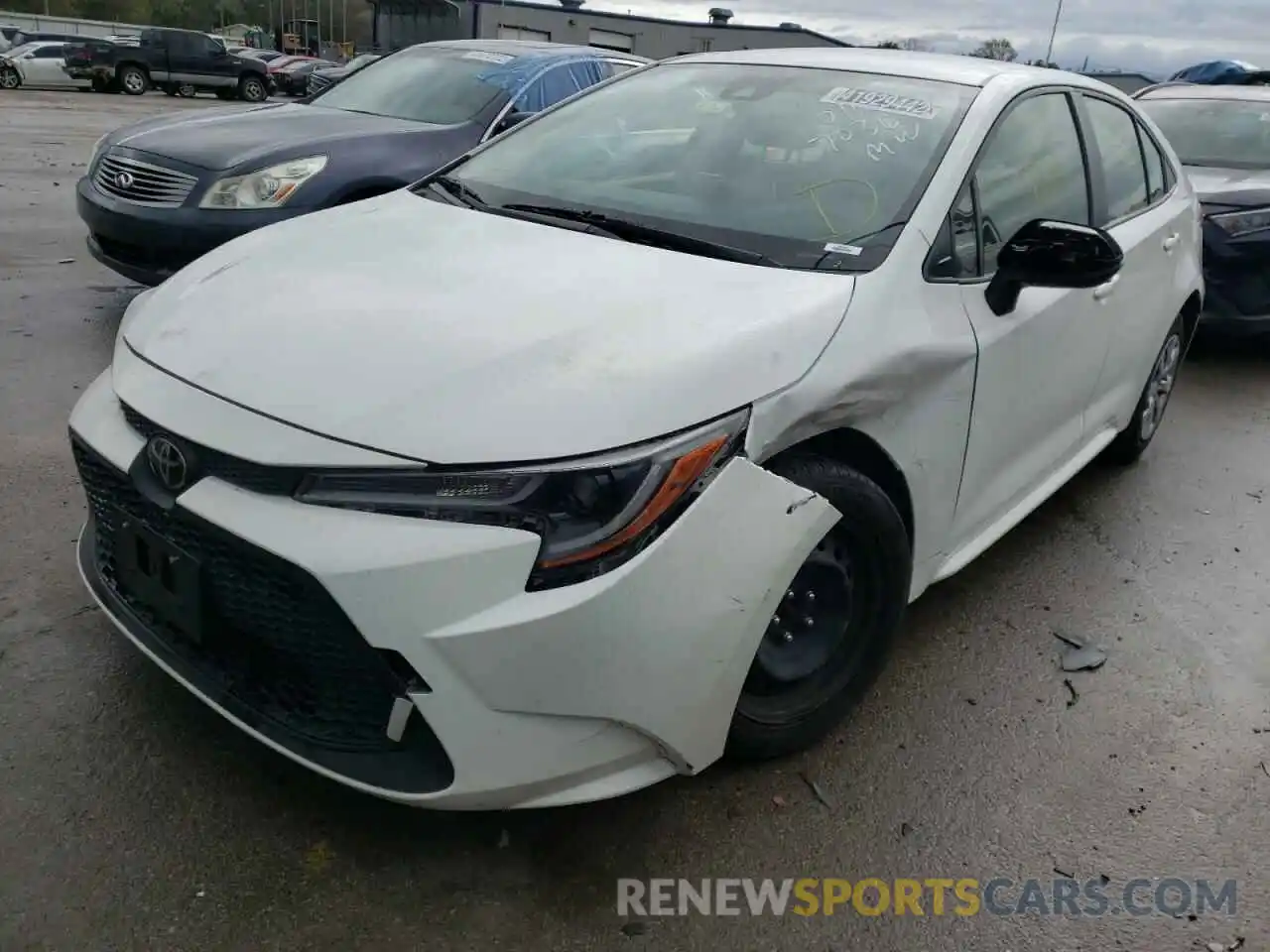 2 Photograph of a damaged car JTDEPRAE2LJ027036 TOYOTA COROLLA 2020