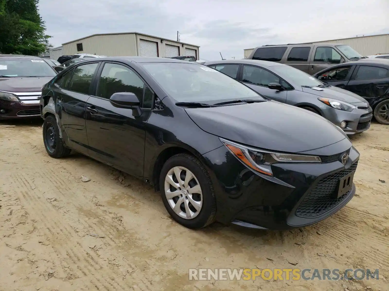 1 Photograph of a damaged car JTDEPRAE2LJ027103 TOYOTA COROLLA 2020