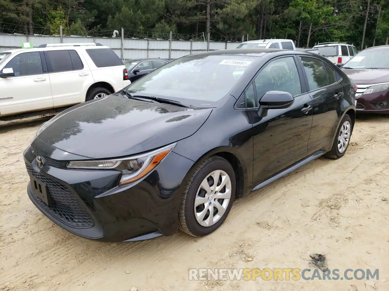 2 Photograph of a damaged car JTDEPRAE2LJ027103 TOYOTA COROLLA 2020