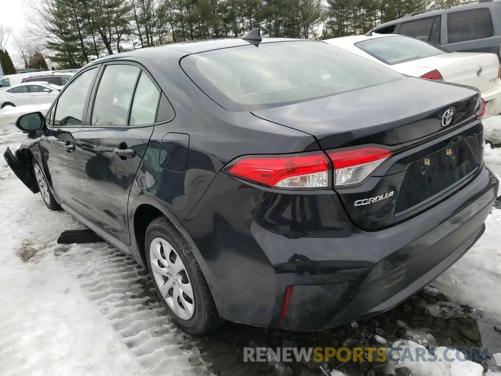 3 Photograph of a damaged car JTDEPRAE2LJ027165 TOYOTA COROLLA 2020