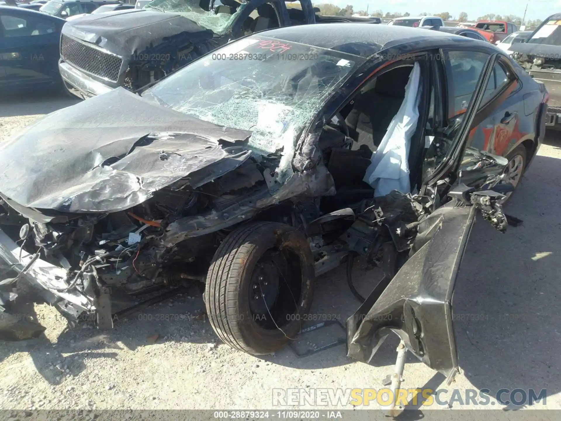 6 Photograph of a damaged car JTDEPRAE2LJ027215 TOYOTA COROLLA 2020