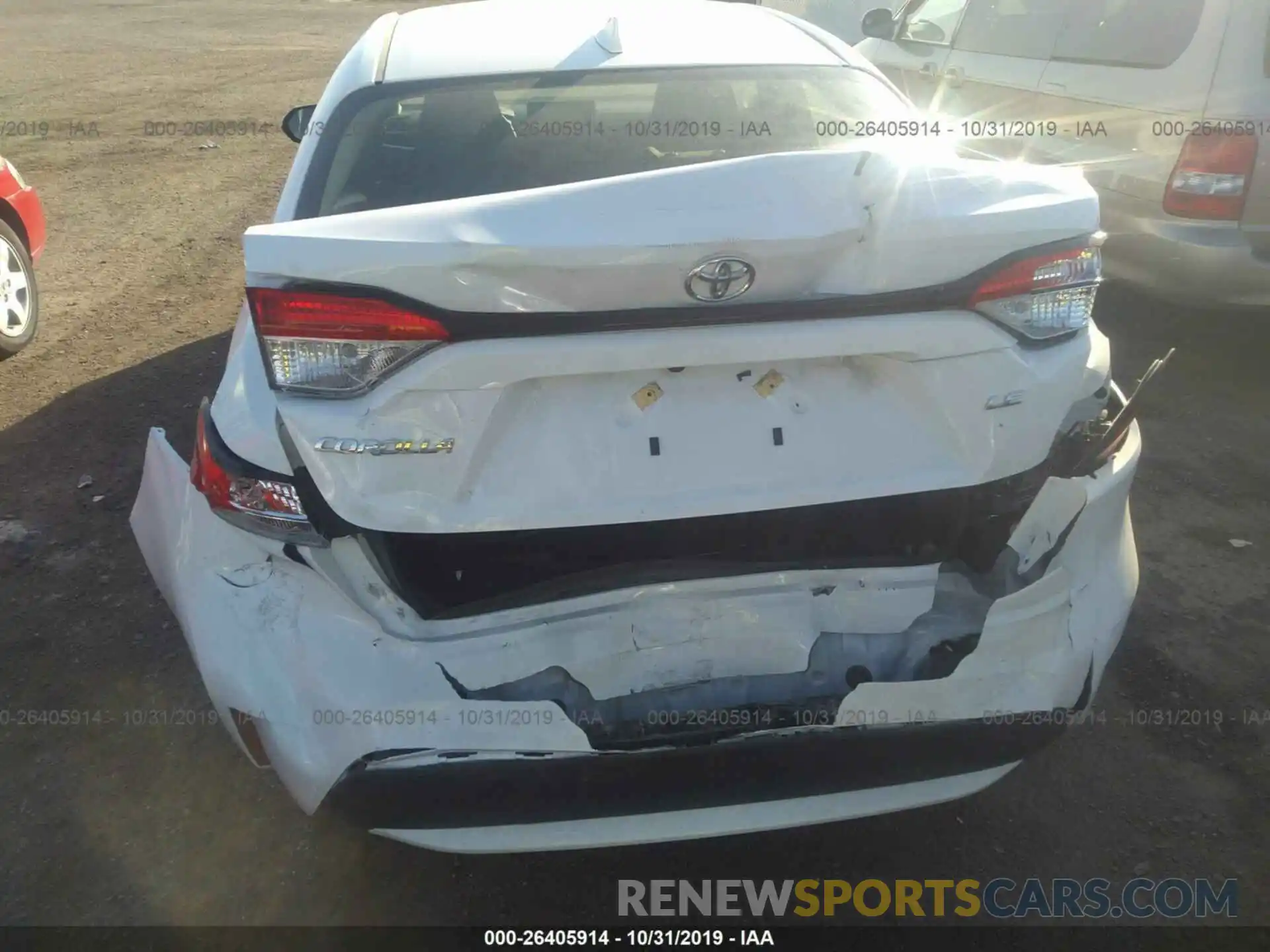 6 Photograph of a damaged car JTDEPRAE2LJ027490 TOYOTA COROLLA 2020