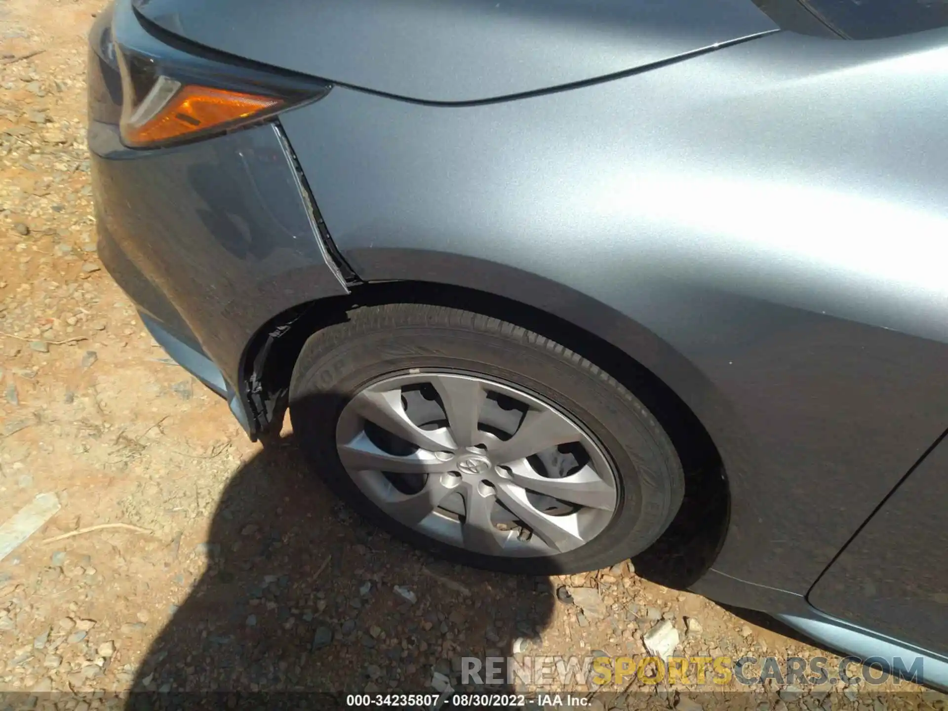 6 Photograph of a damaged car JTDEPRAE2LJ027831 TOYOTA COROLLA 2020