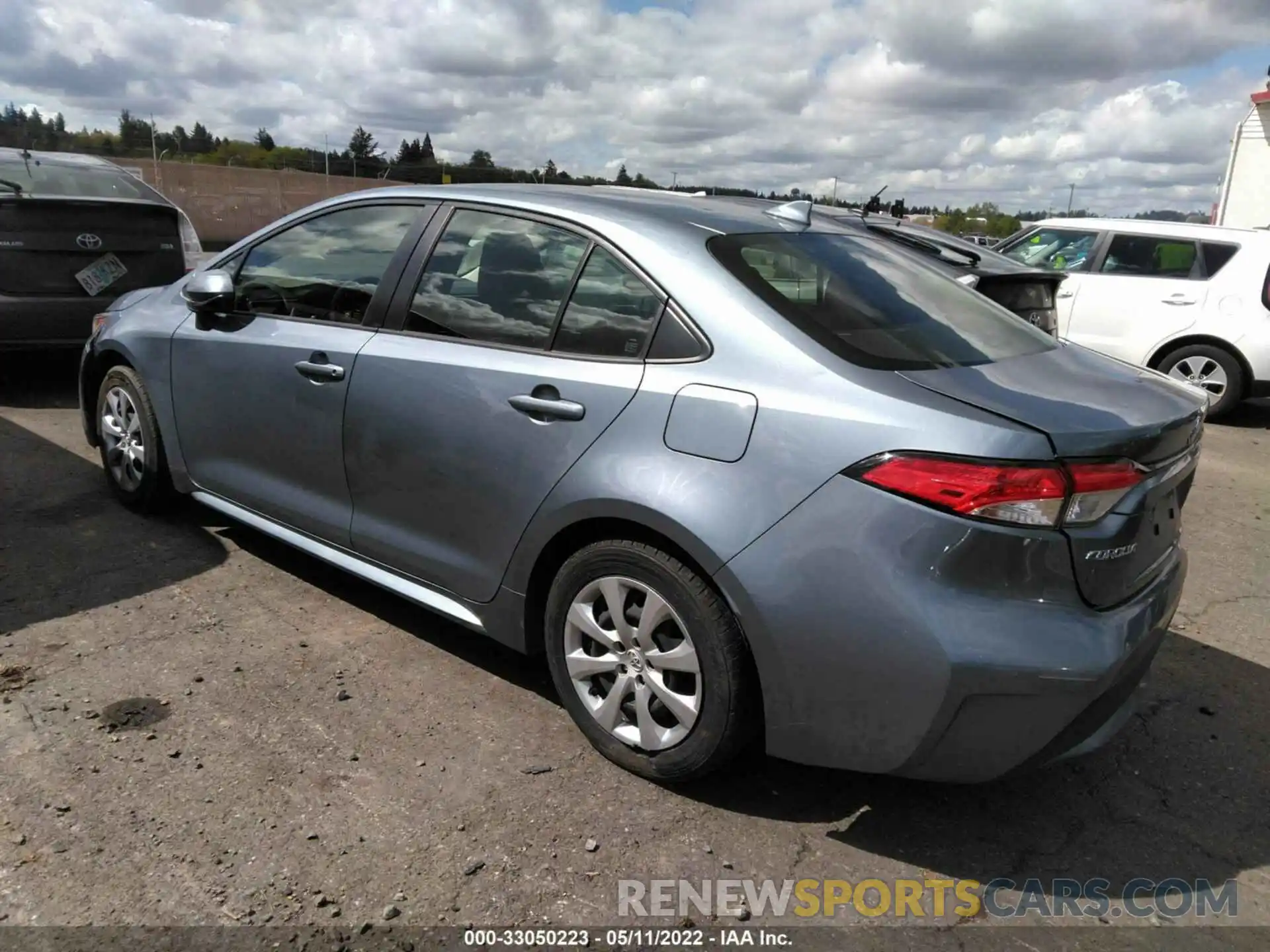 3 Photograph of a damaged car JTDEPRAE2LJ027859 TOYOTA COROLLA 2020