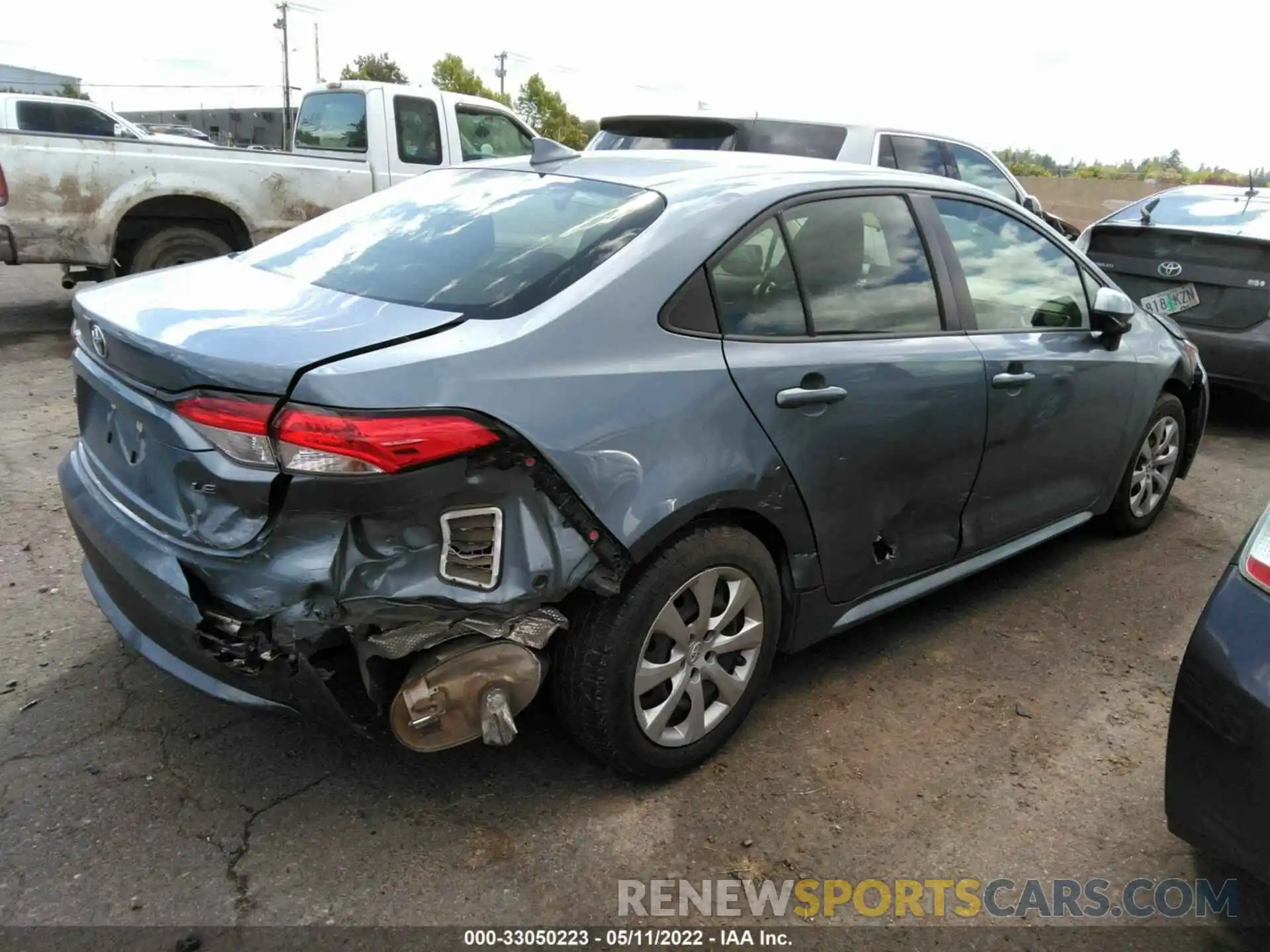 4 Photograph of a damaged car JTDEPRAE2LJ027859 TOYOTA COROLLA 2020