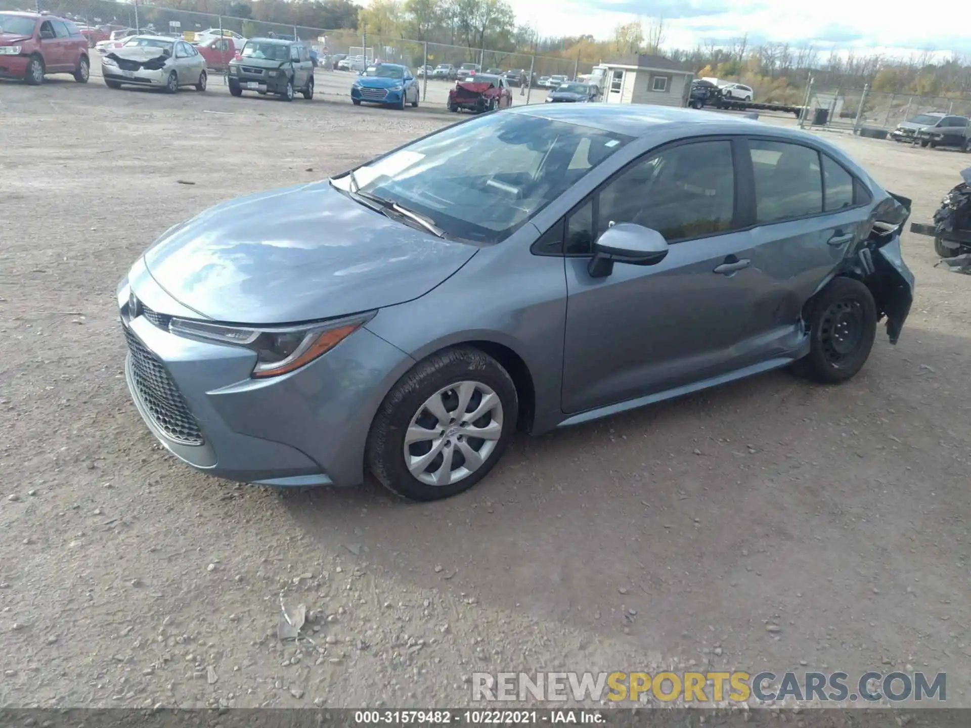 2 Photograph of a damaged car JTDEPRAE2LJ028302 TOYOTA COROLLA 2020