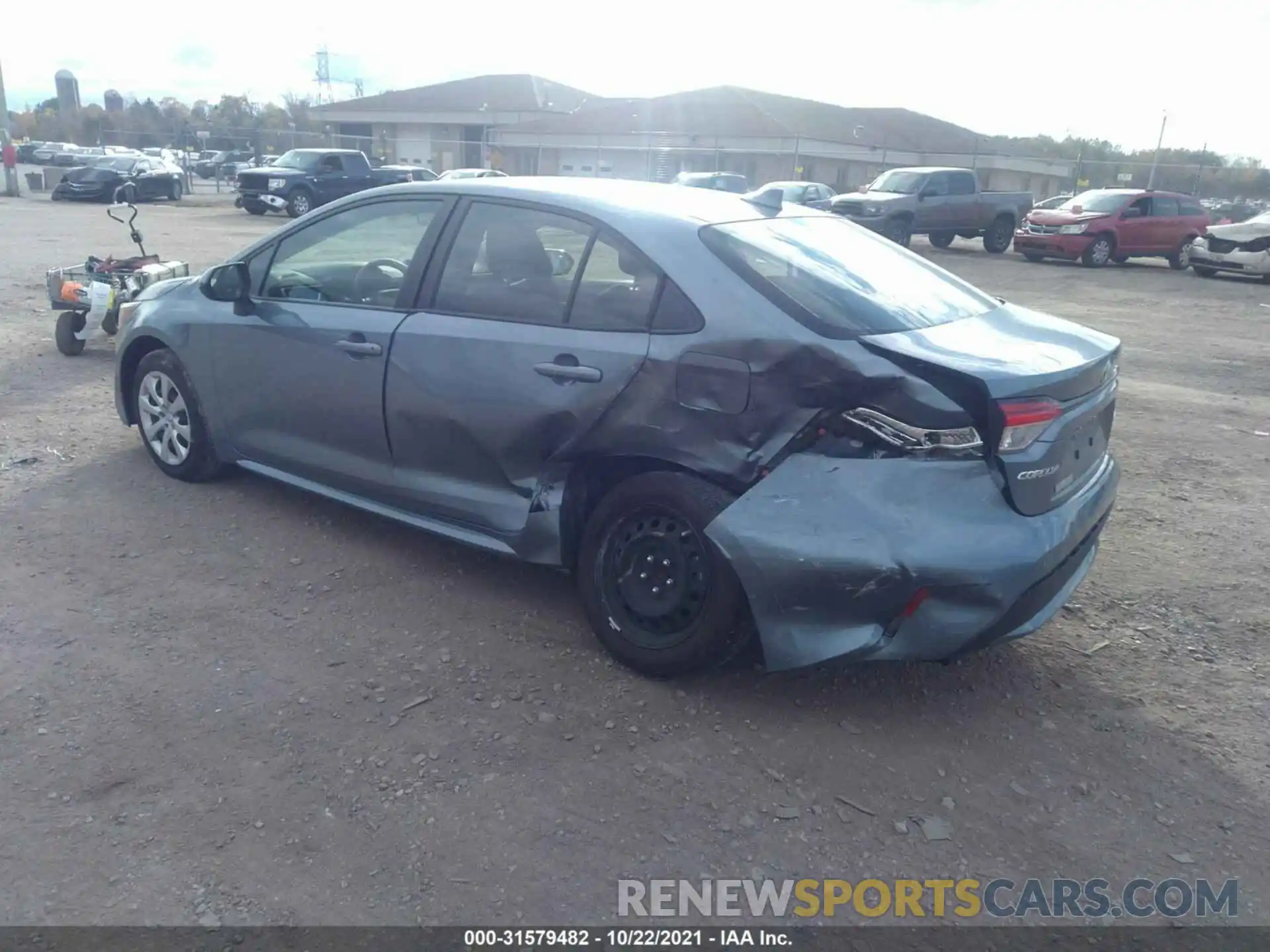 3 Photograph of a damaged car JTDEPRAE2LJ028302 TOYOTA COROLLA 2020