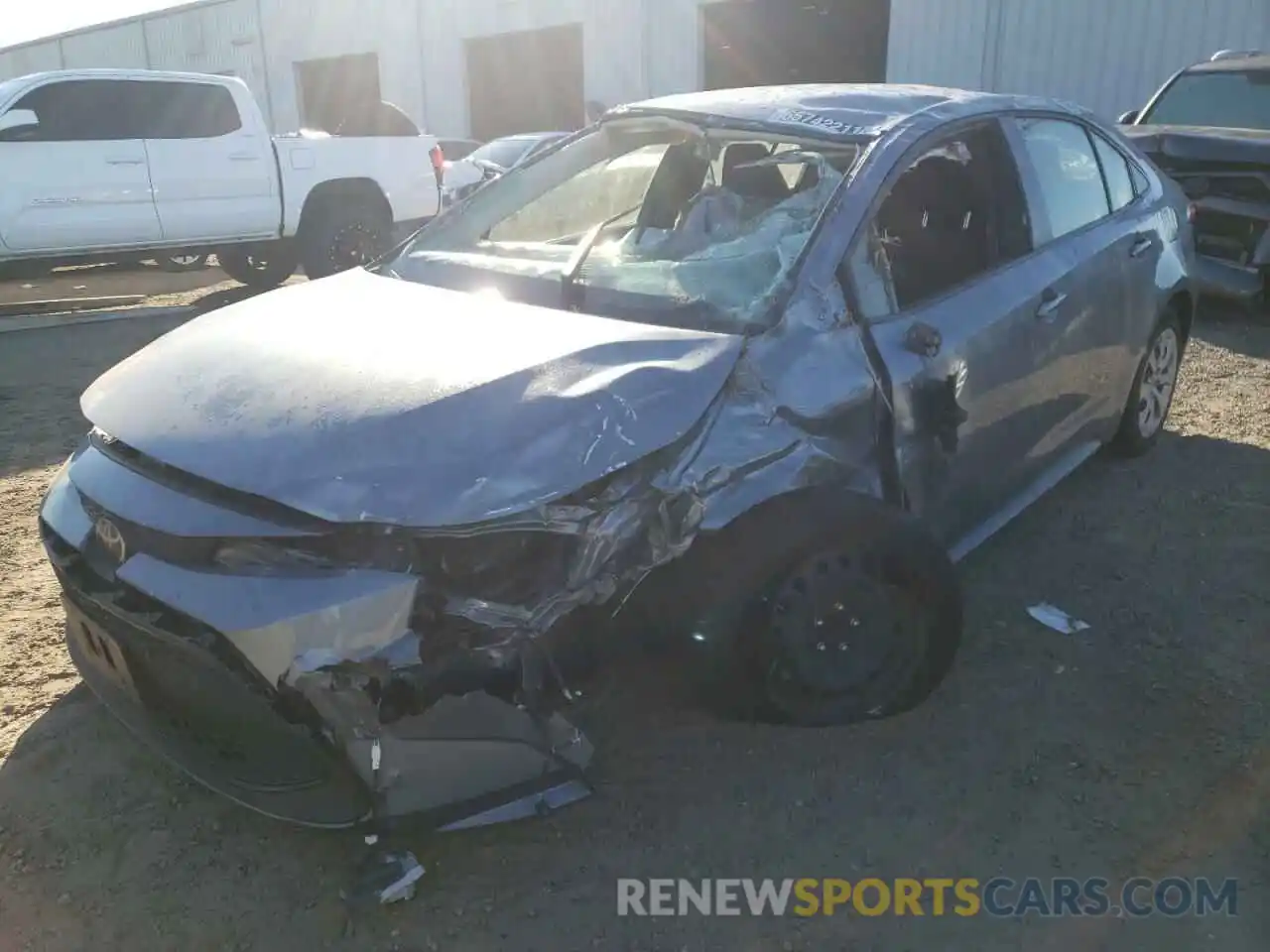 2 Photograph of a damaged car JTDEPRAE2LJ028350 TOYOTA COROLLA 2020