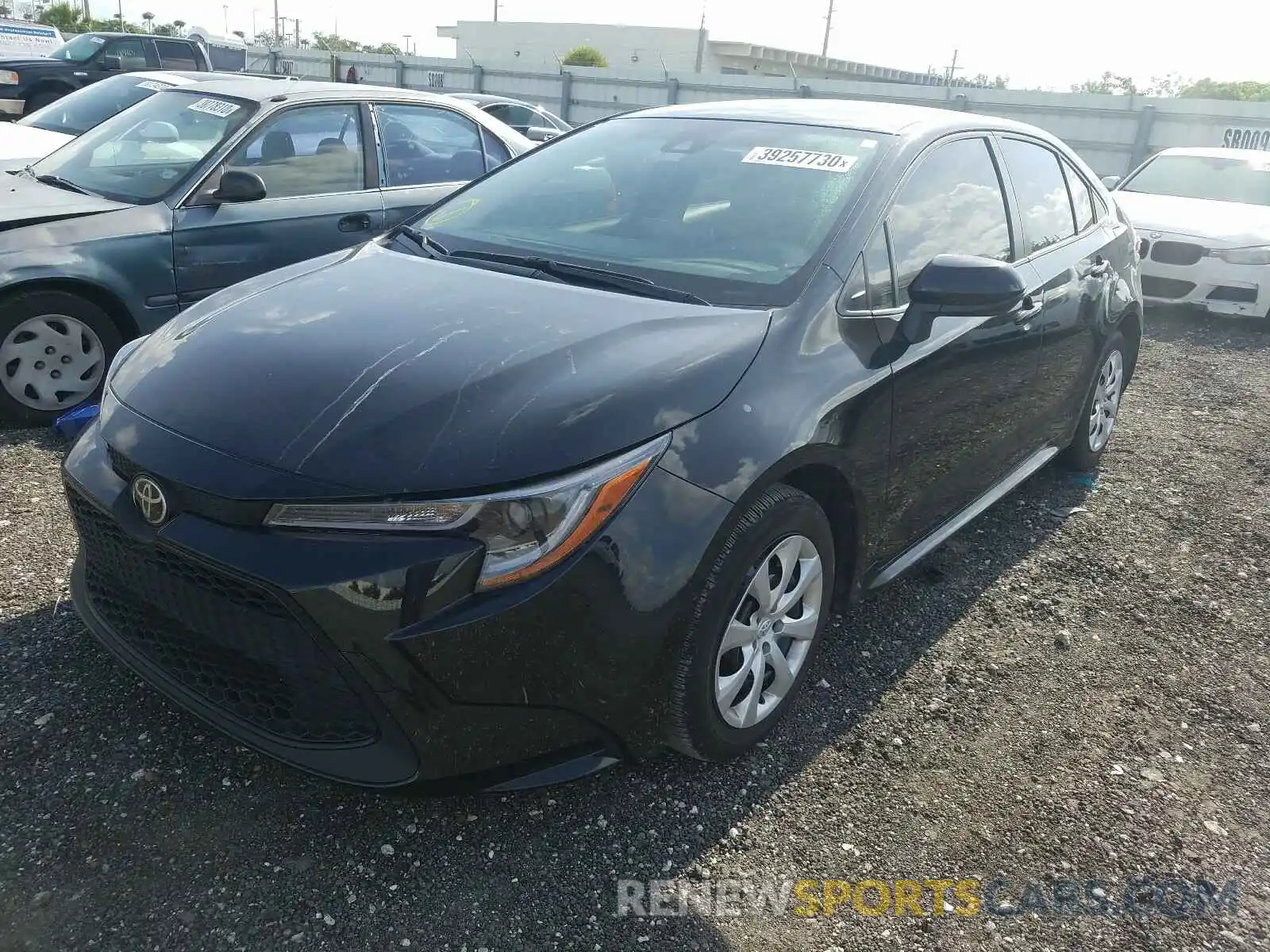 2 Photograph of a damaged car JTDEPRAE2LJ028428 TOYOTA COROLLA 2020