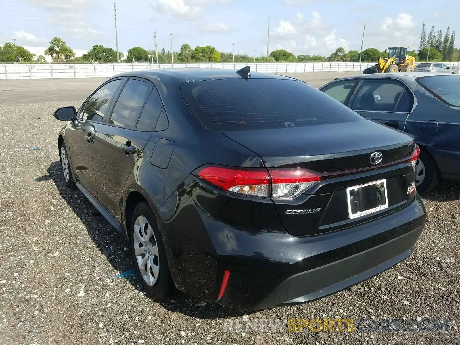 3 Photograph of a damaged car JTDEPRAE2LJ028428 TOYOTA COROLLA 2020