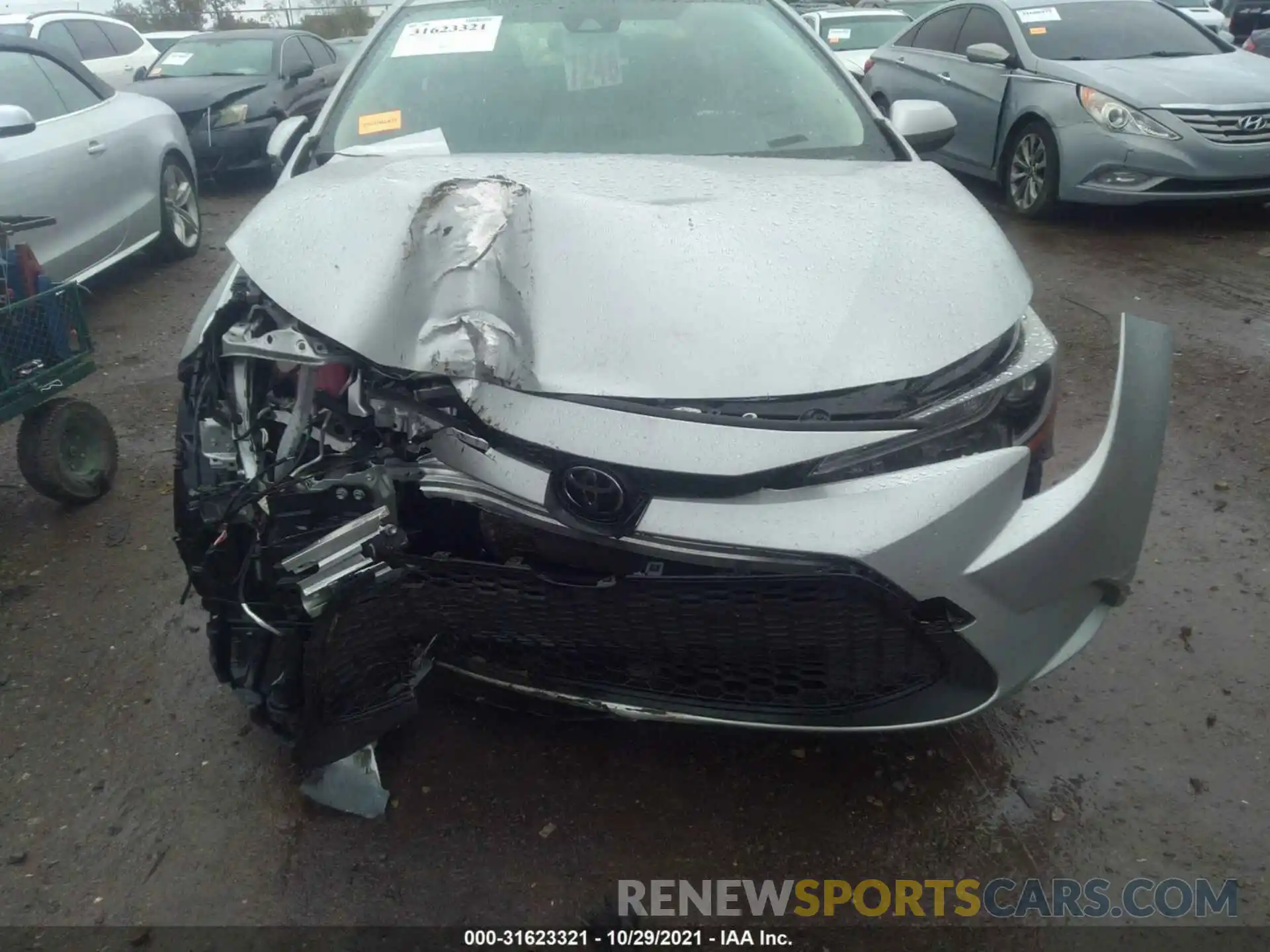 6 Photograph of a damaged car JTDEPRAE2LJ028655 TOYOTA COROLLA 2020