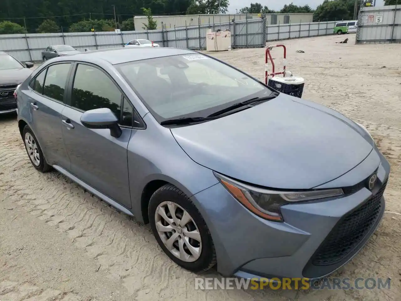 1 Photograph of a damaged car JTDEPRAE2LJ028705 TOYOTA COROLLA 2020