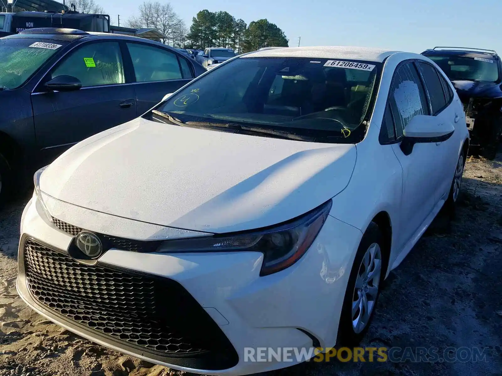 2 Photograph of a damaged car JTDEPRAE2LJ028851 TOYOTA COROLLA 2020