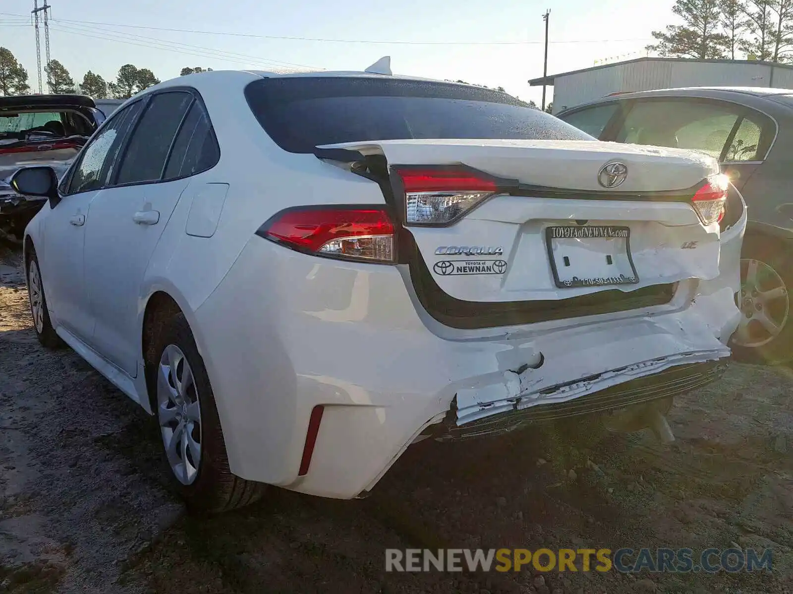 3 Photograph of a damaged car JTDEPRAE2LJ028851 TOYOTA COROLLA 2020