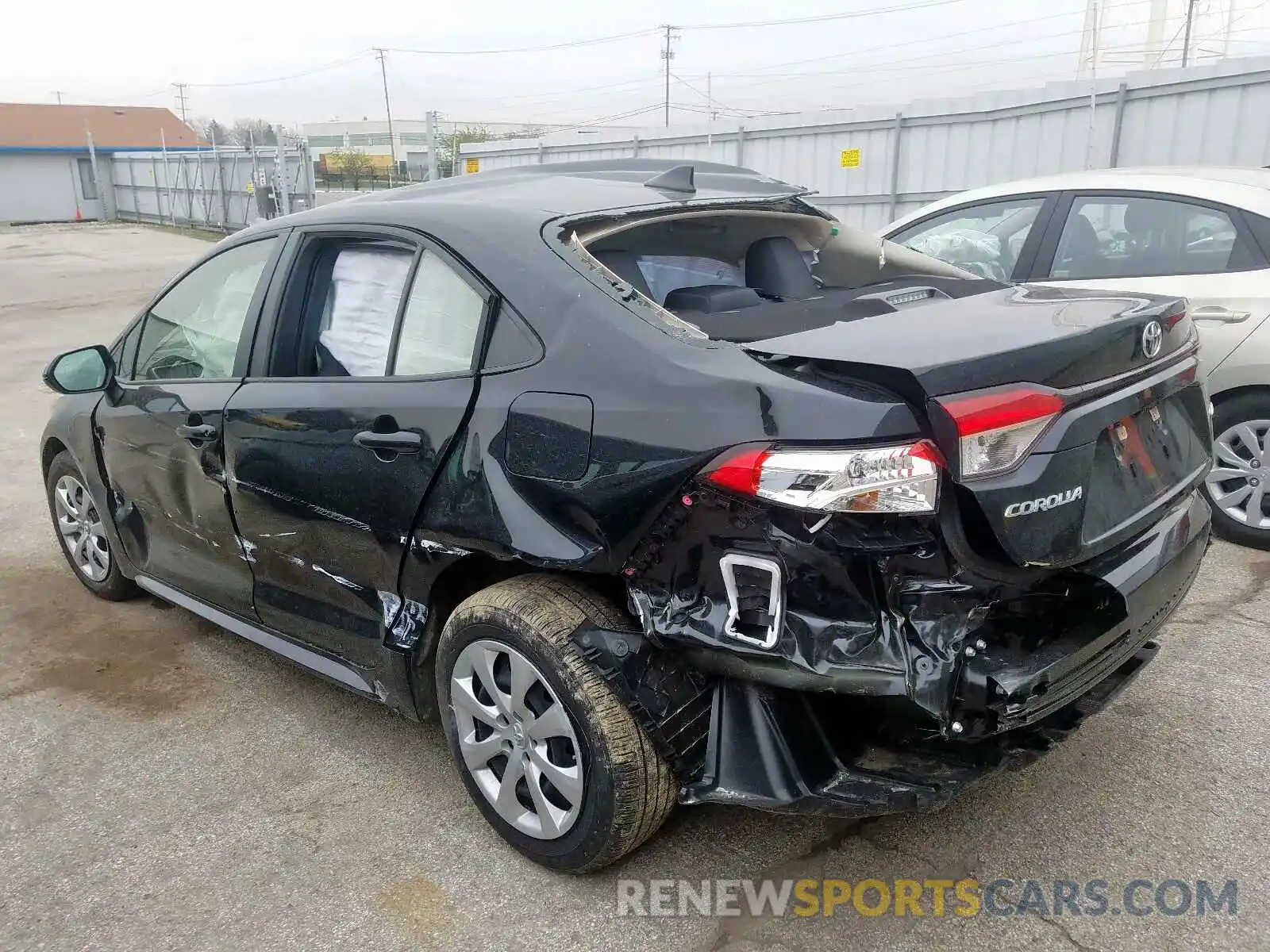 3 Photograph of a damaged car JTDEPRAE2LJ029014 TOYOTA COROLLA 2020