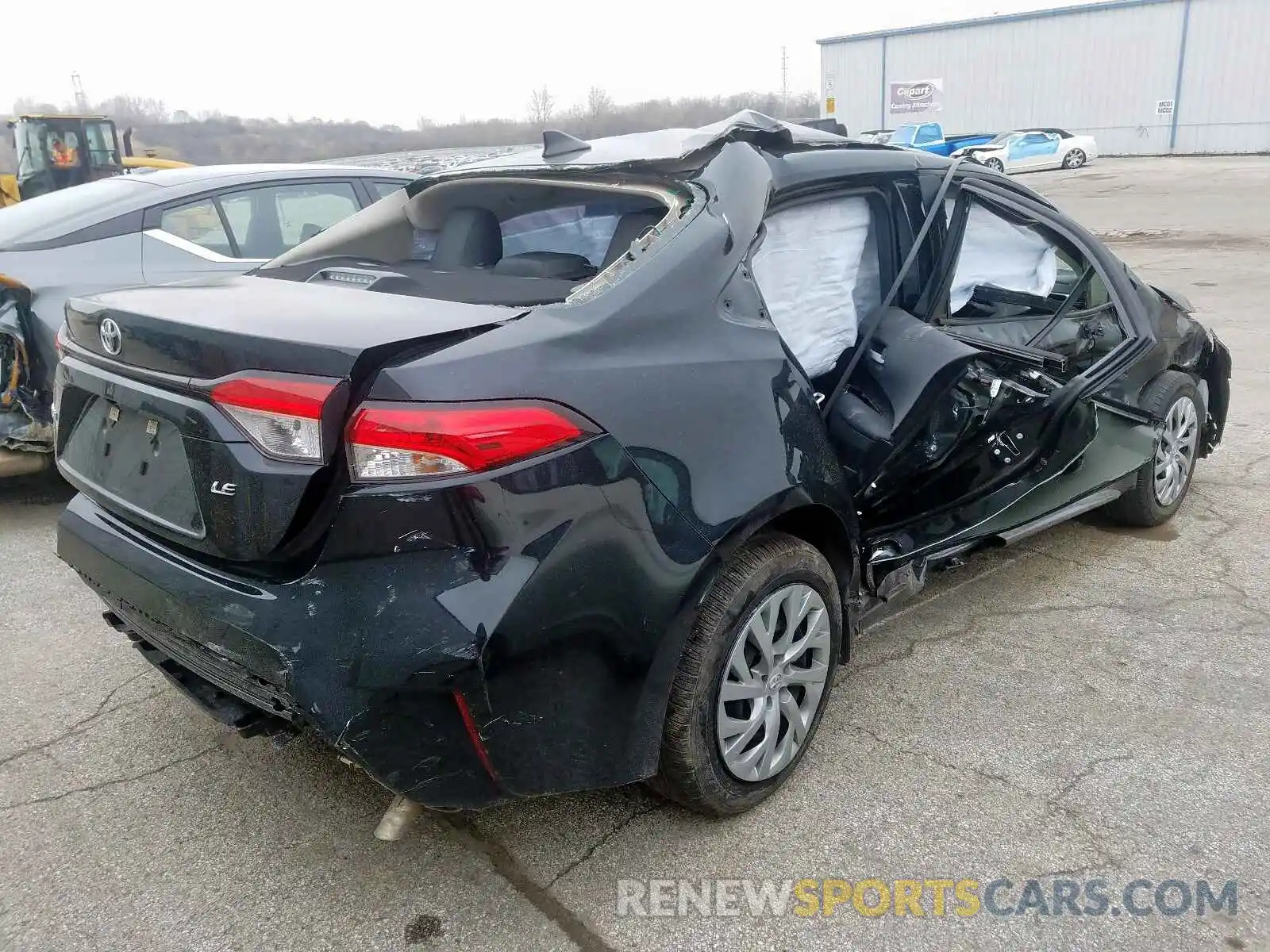 4 Photograph of a damaged car JTDEPRAE2LJ029014 TOYOTA COROLLA 2020