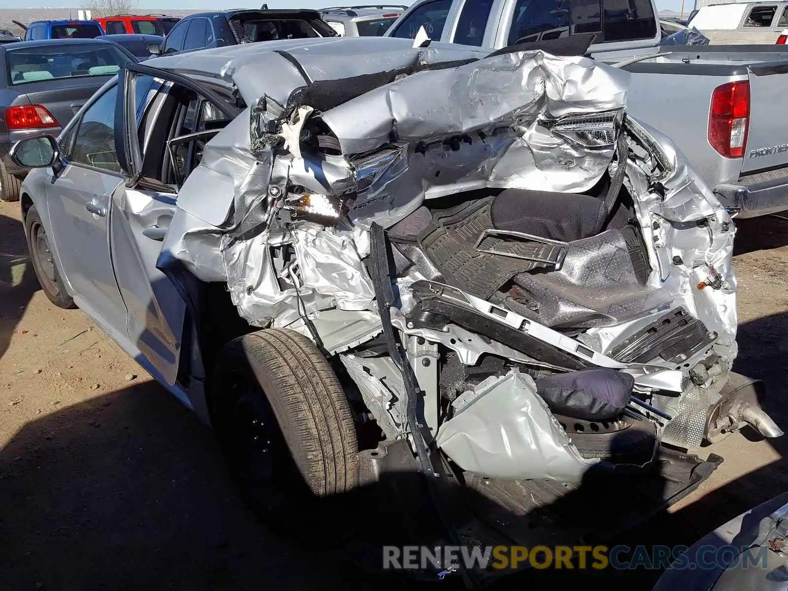 3 Фотография поврежденного автомобиля JTDEPRAE2LJ029501 TOYOTA COROLLA 2020